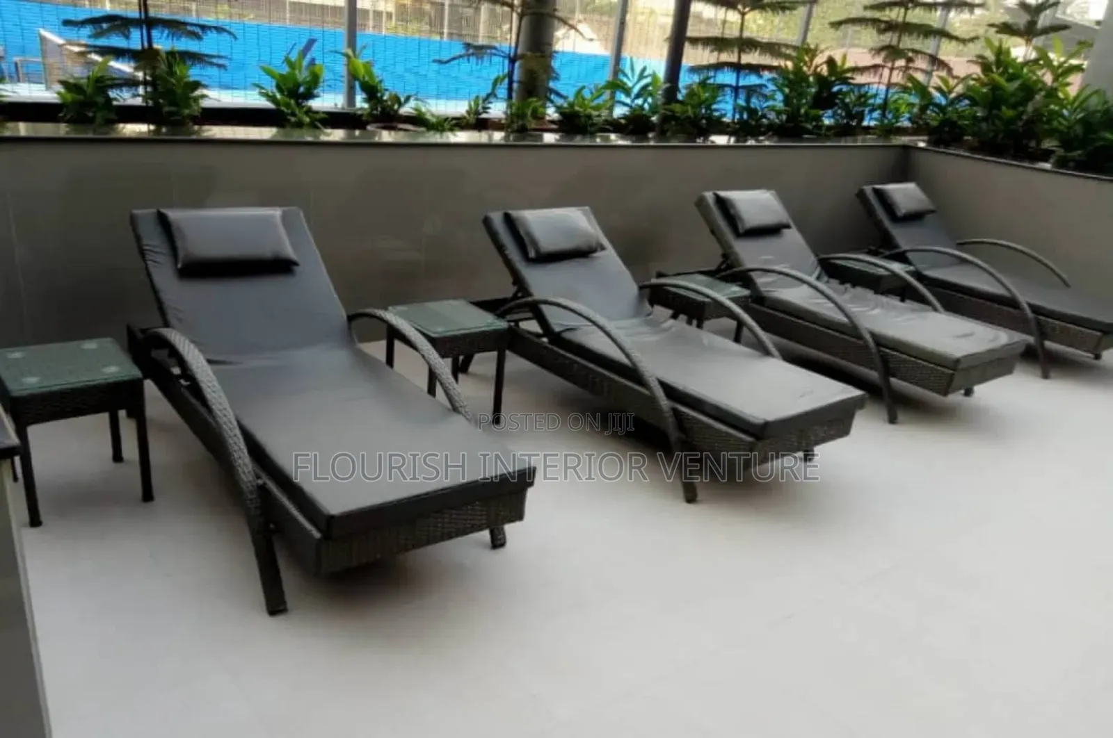 Quality Standard Quality Outdoor Rattan Pool Bed