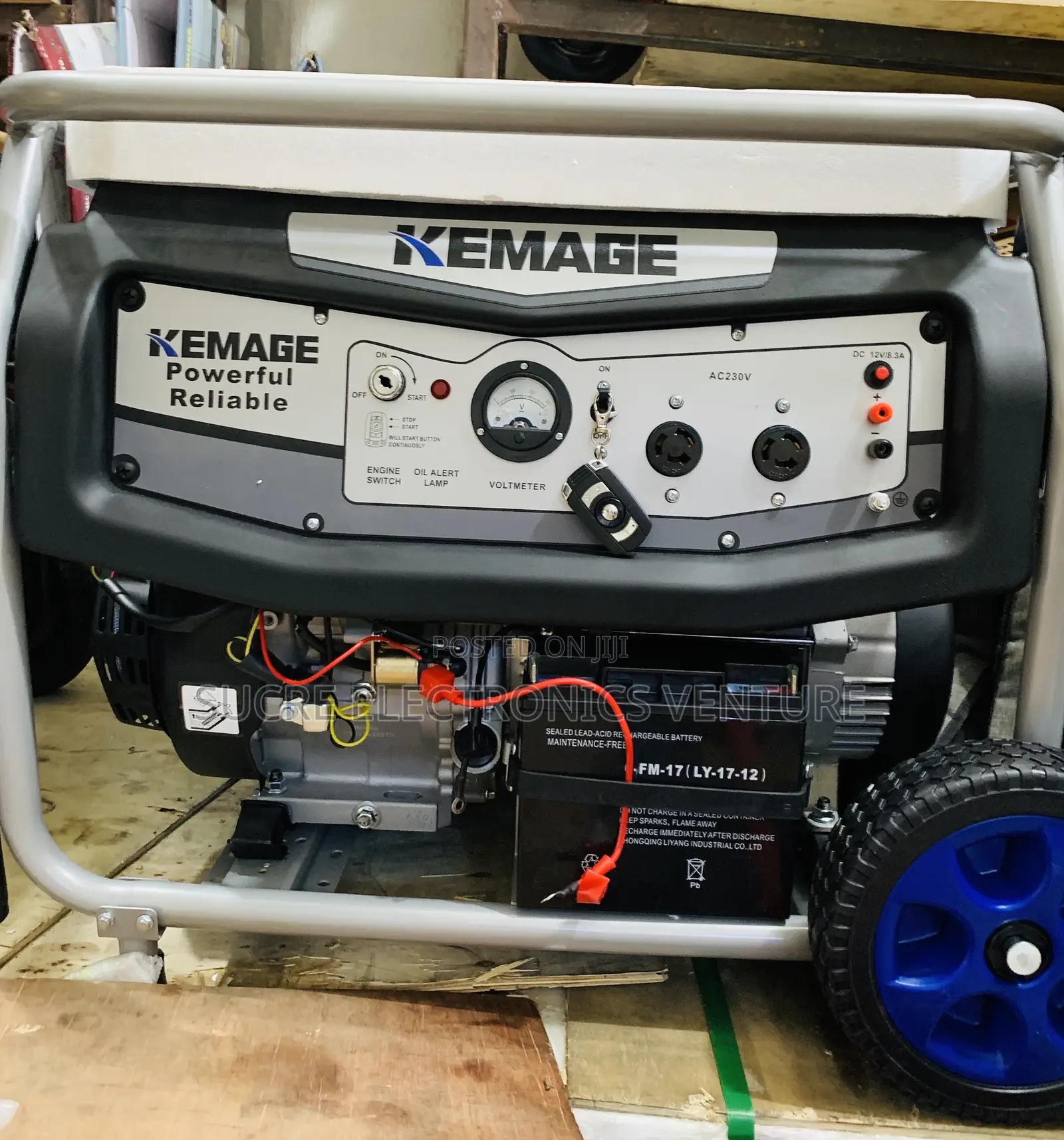 Km11000e2r Kemage 10kva Copper Coil Petrol Generator With Remote Start