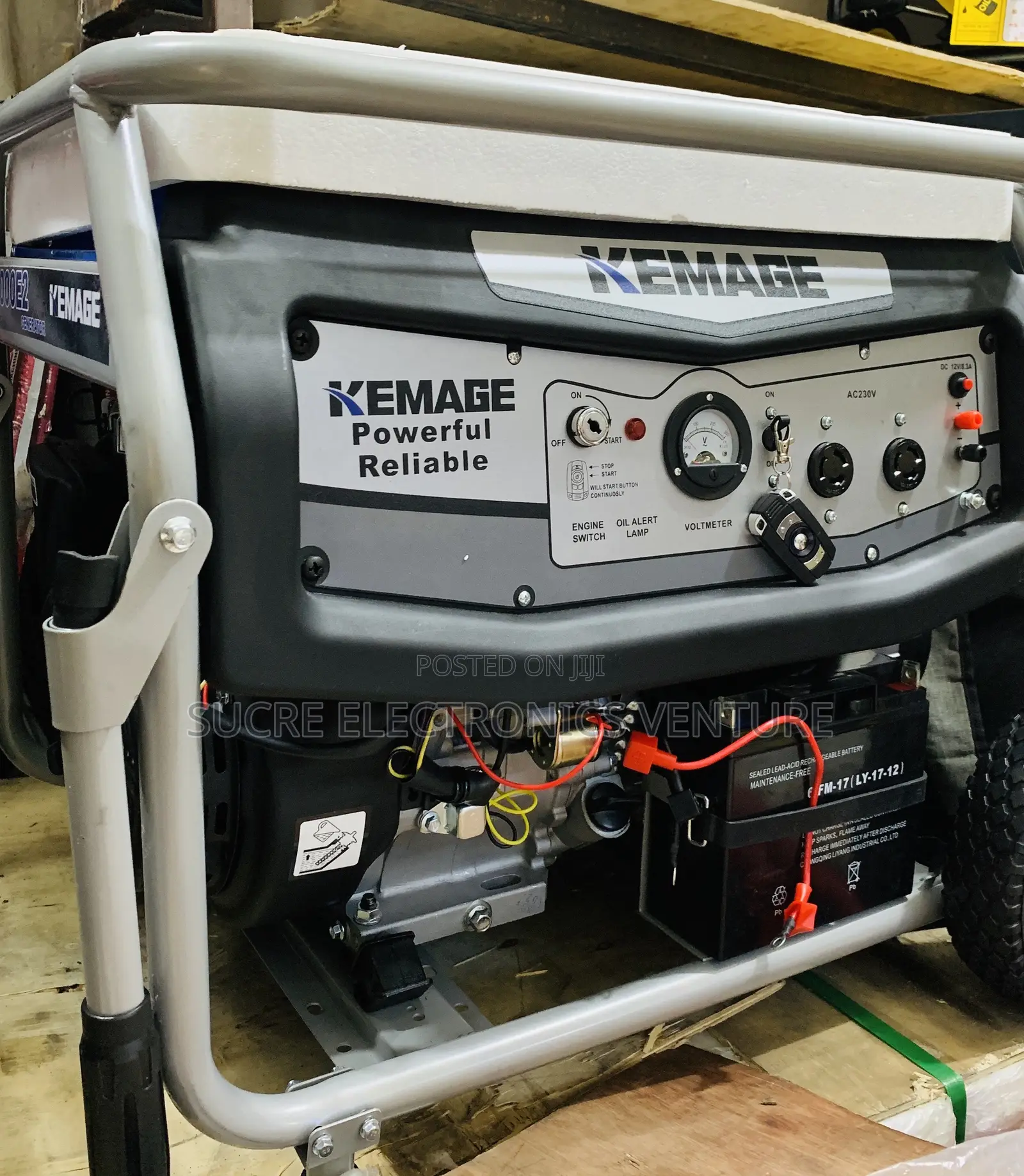 New and Improved Km11000e2r Kemage 10kva Petrol Generator With Copper