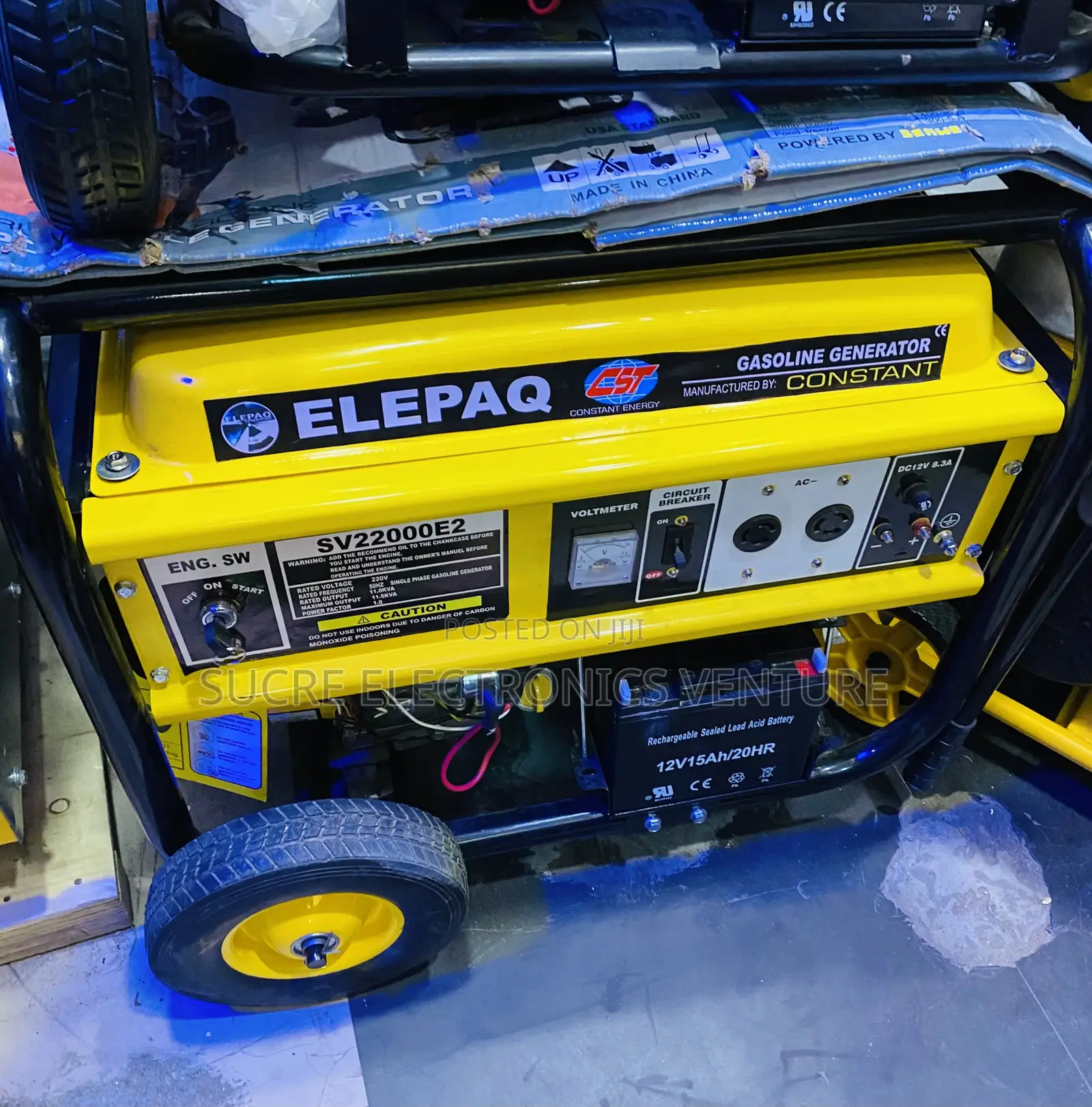 10kva Elepaq Petrol Generator (100% Copper With One Year Warranty)