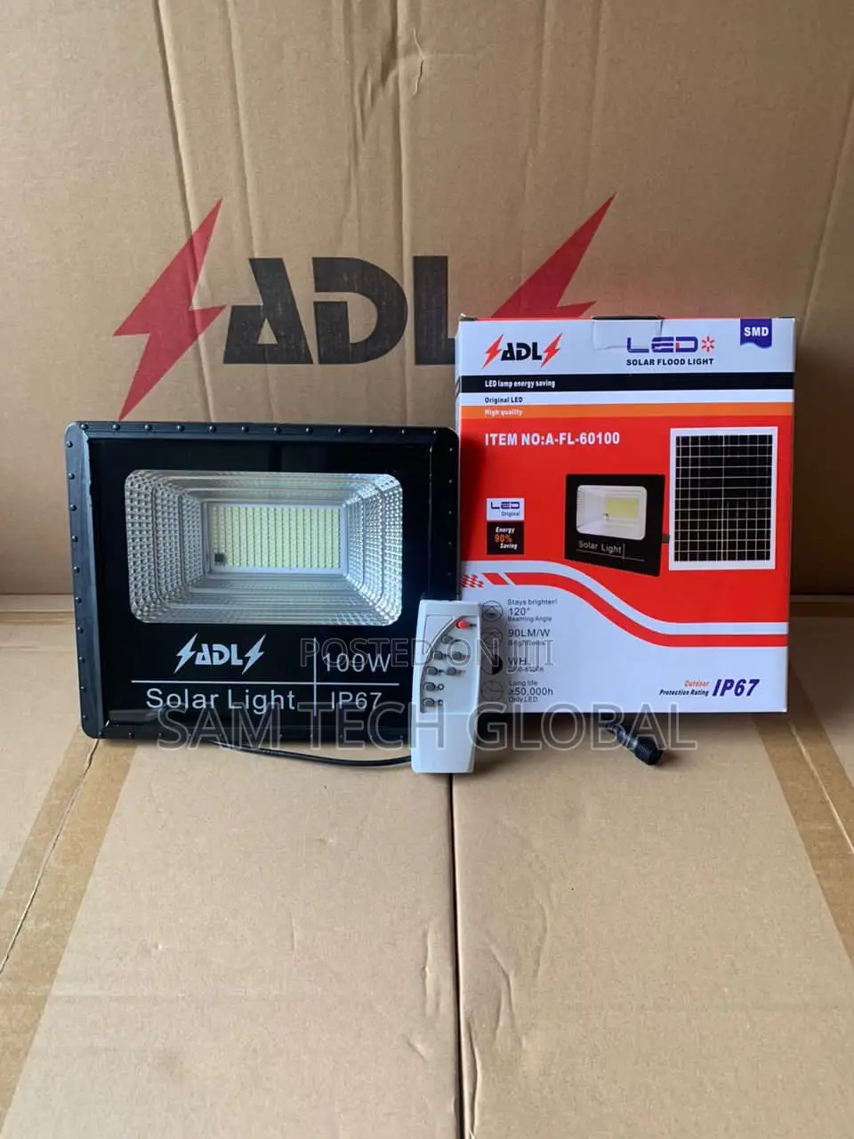 100 Watts Adl Flood Light With Strong Battery