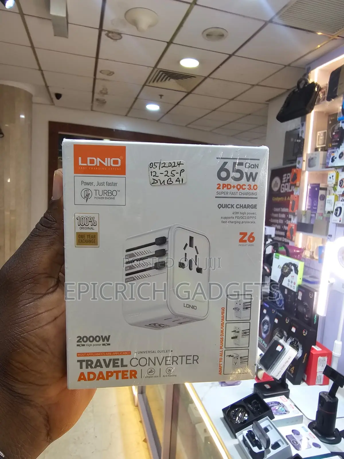 Ldnio 65w Gan Universal Travel Adapter