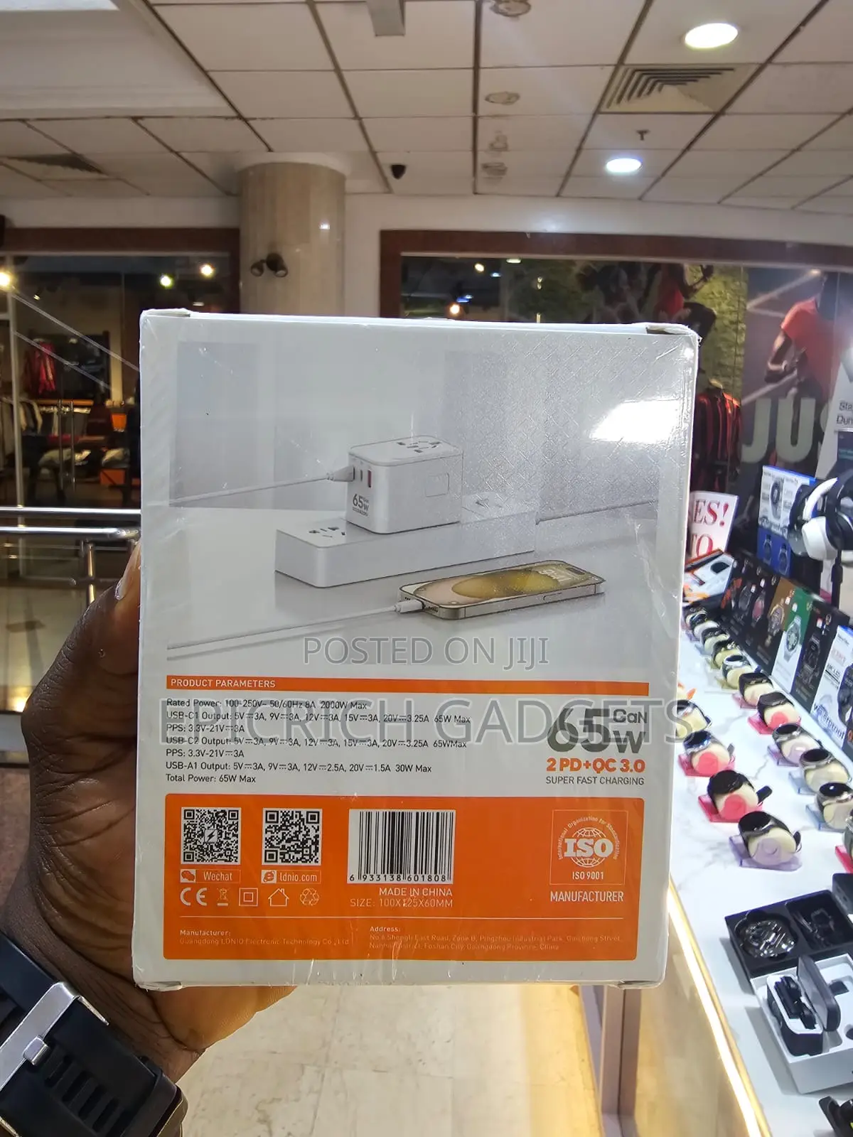 Ldnio 65w Gan Universal Travel Adapter