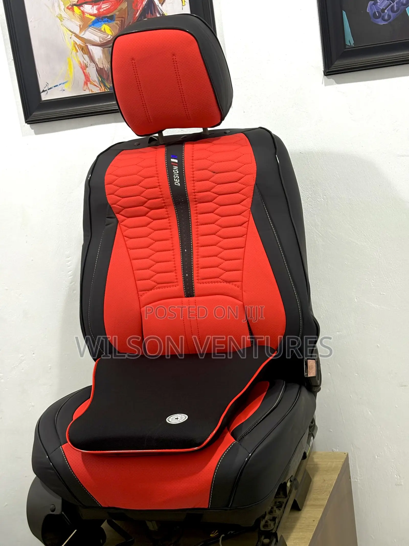 5 Seater Leather Car Seat Cover With Arm Rest Cover
