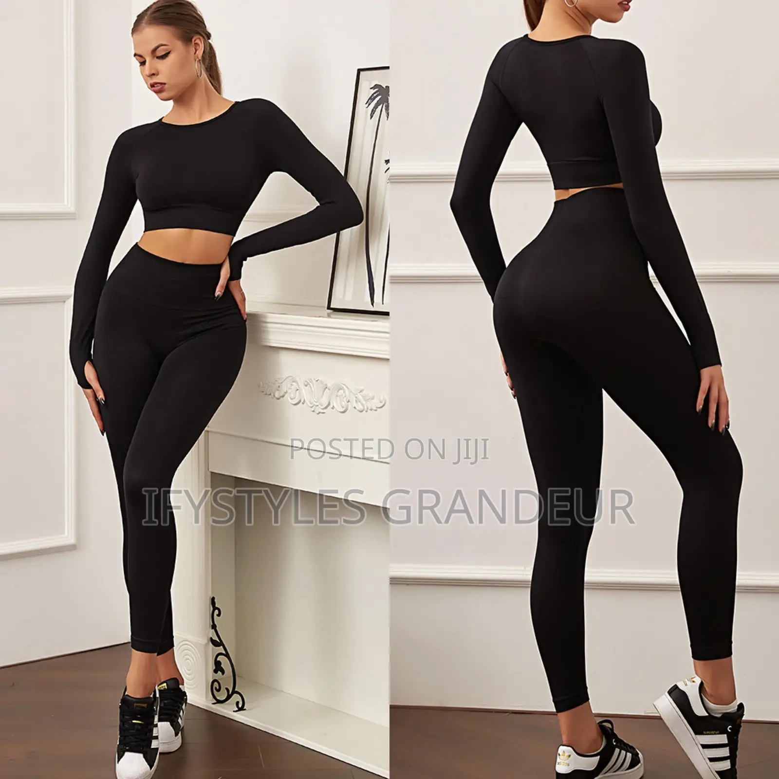 Active Girl High Waist 2 Pieces Set