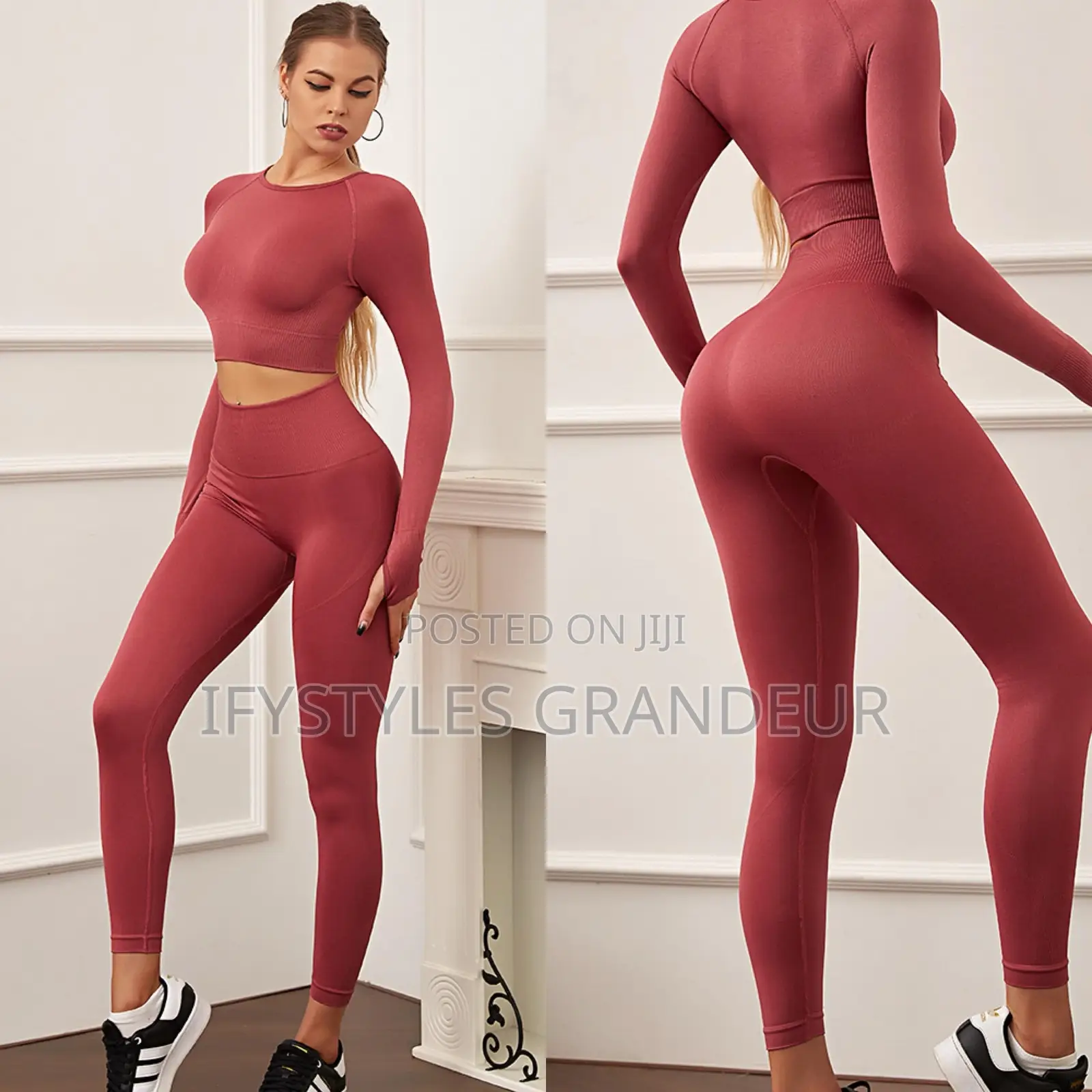 Active Girl High Waist 2 Pieces Set