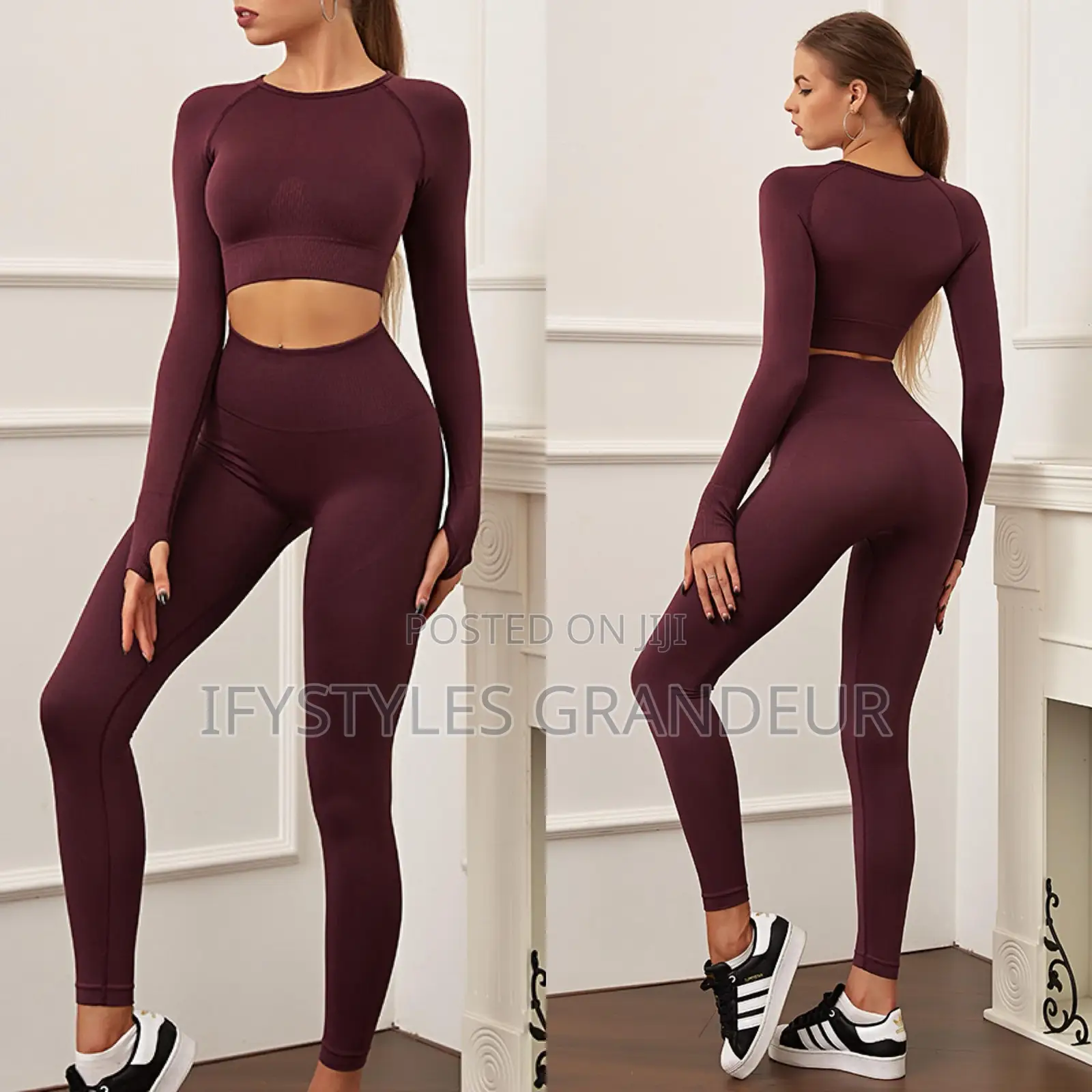Active Girl High Waist 2 Pieces Set