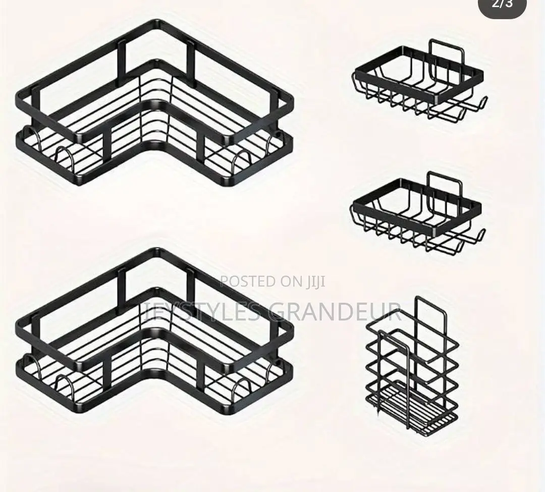5pcs Set Antitrust Corner Shelf