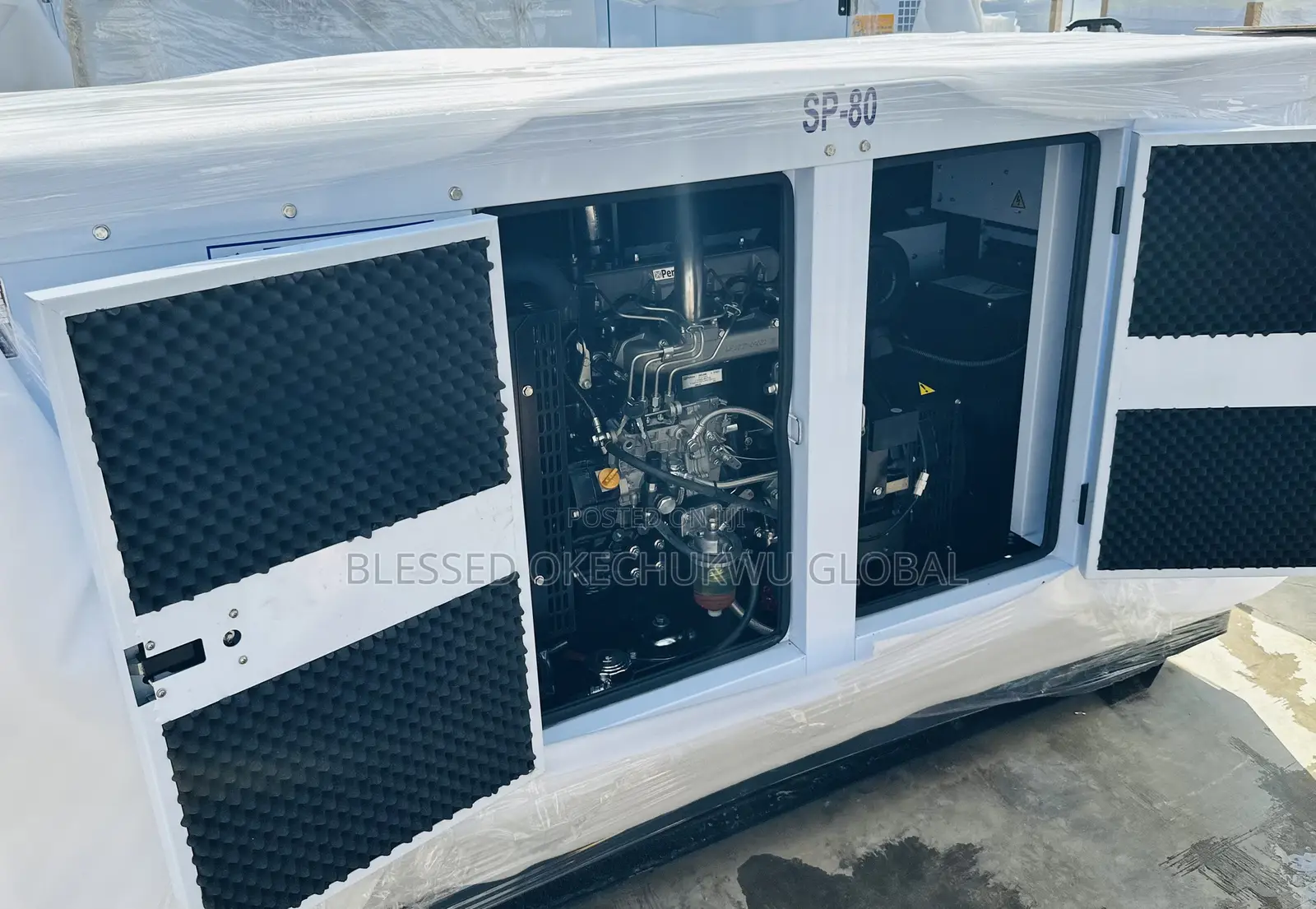 80kva Perkins Soundproof Generator Stamford