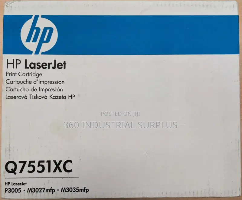 Hp Q7551xc Toner Cartridge - High Yield - Genuine - Black