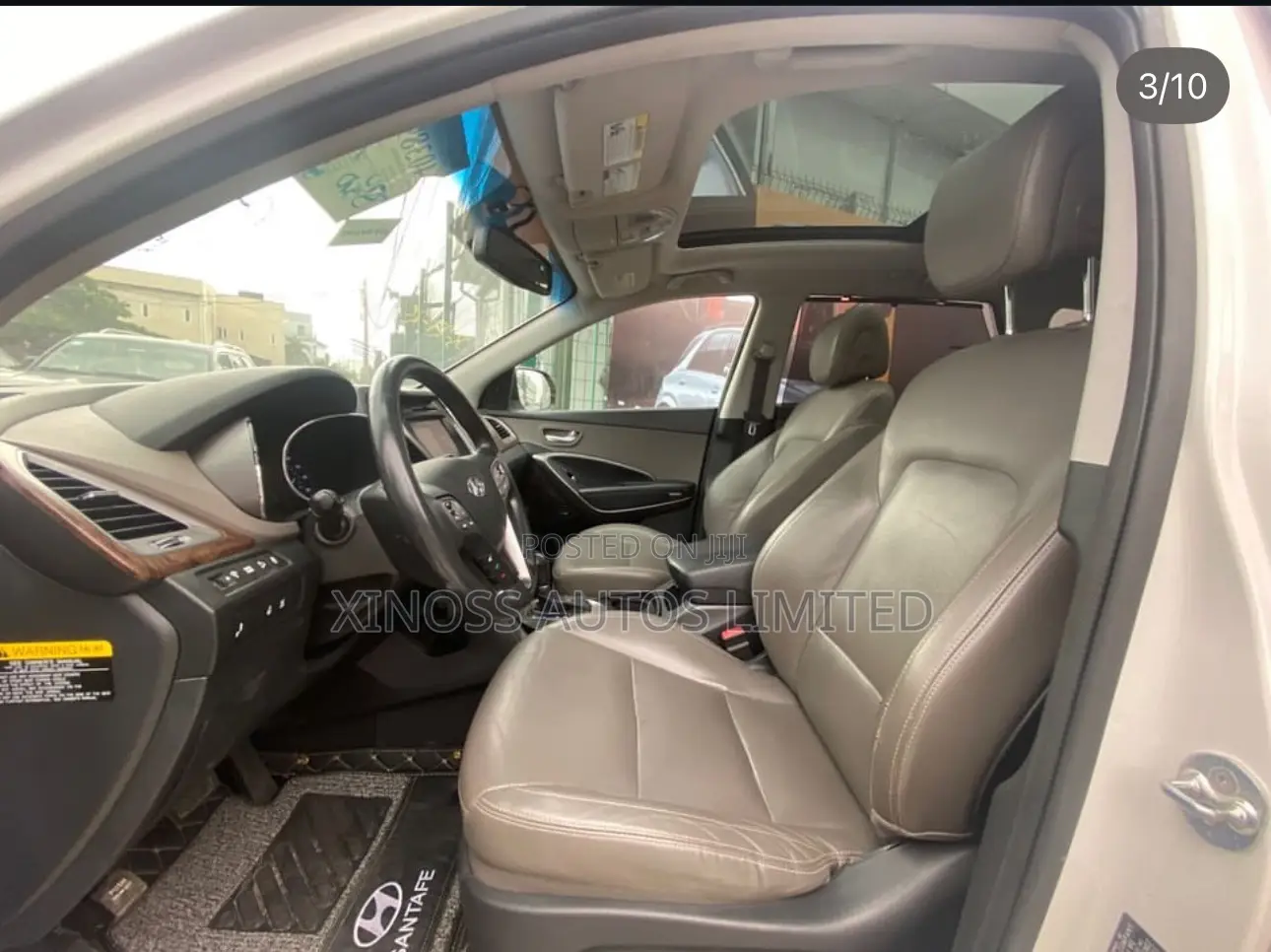 Hyundai Santa Fe Limited AWD 2017 White