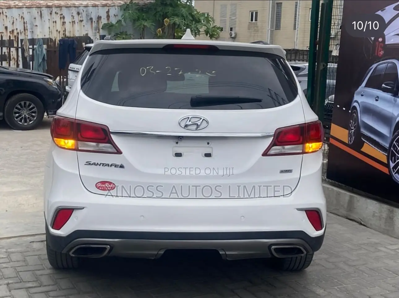Hyundai Santa Fe Limited AWD 2017 White