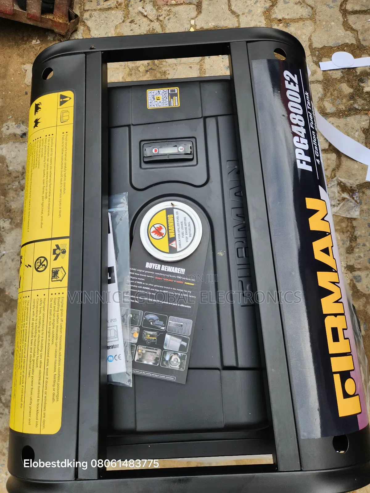 3.5kva Firman Generator Generator 100% Pure Copper Coil Key Start