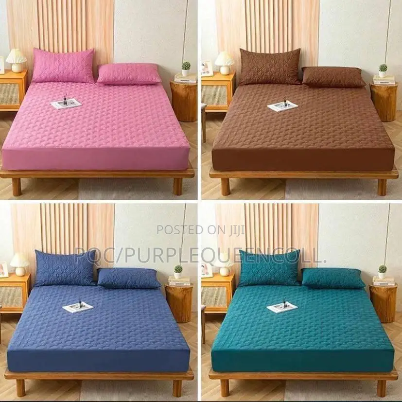 Waterproof Bedsheet Elastic Fitted Mattress Cover