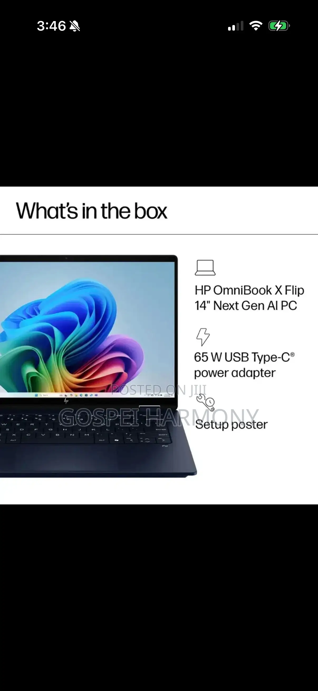 New Laptop HP OmniBook X Flip 14" 16GB Intel Core Ultra 7 SSD 1T