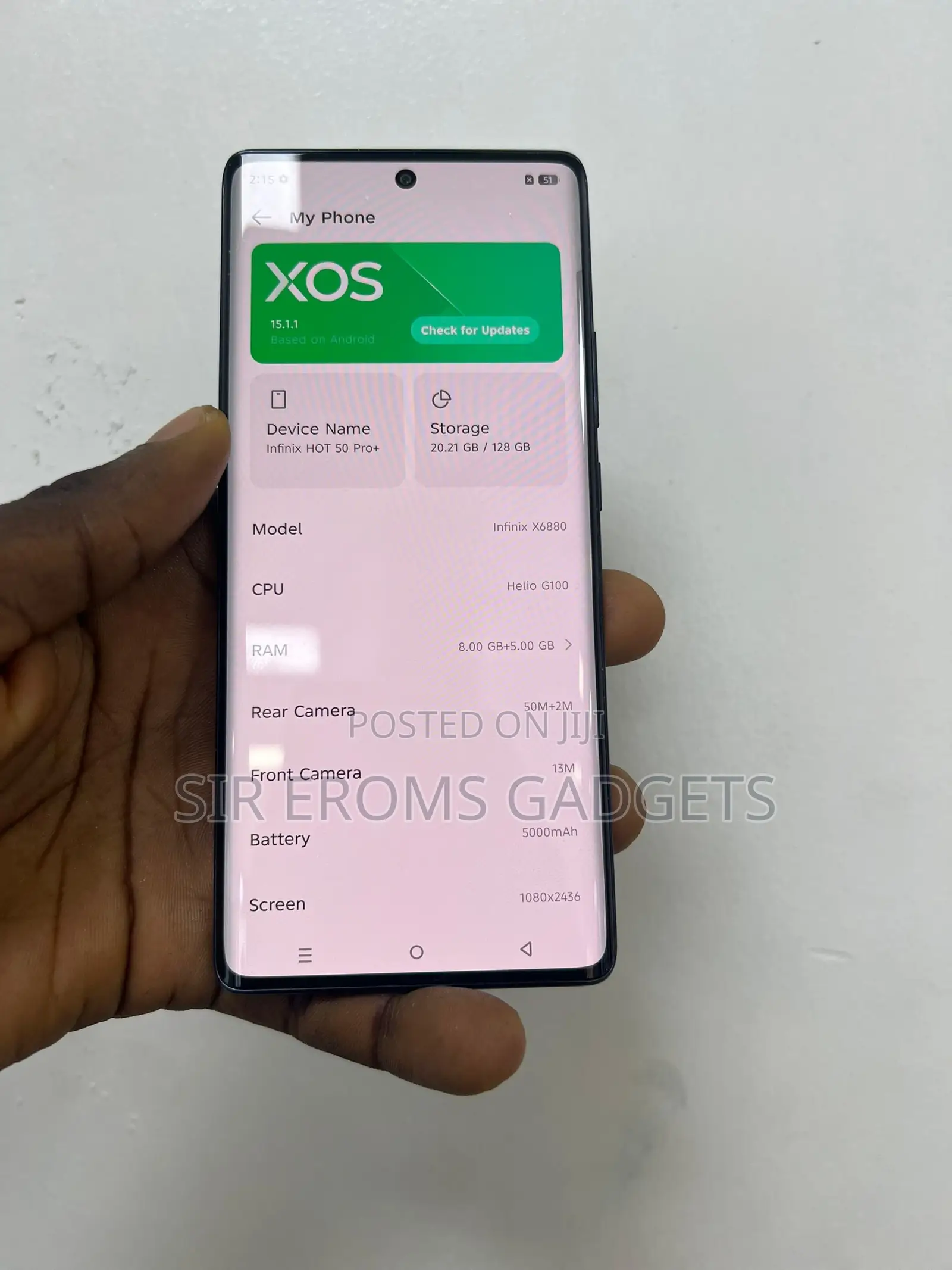 Infinix Hot 50 Pro+ 4G 128 GB Blue
