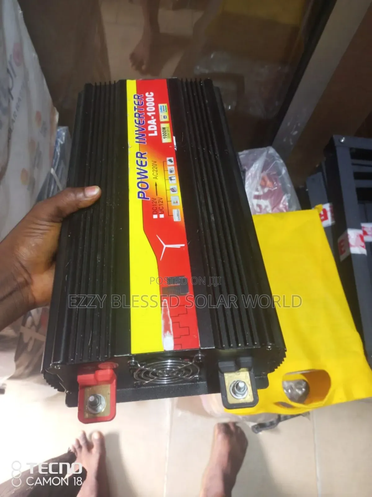 Inverter, 1000w With Charger 12v