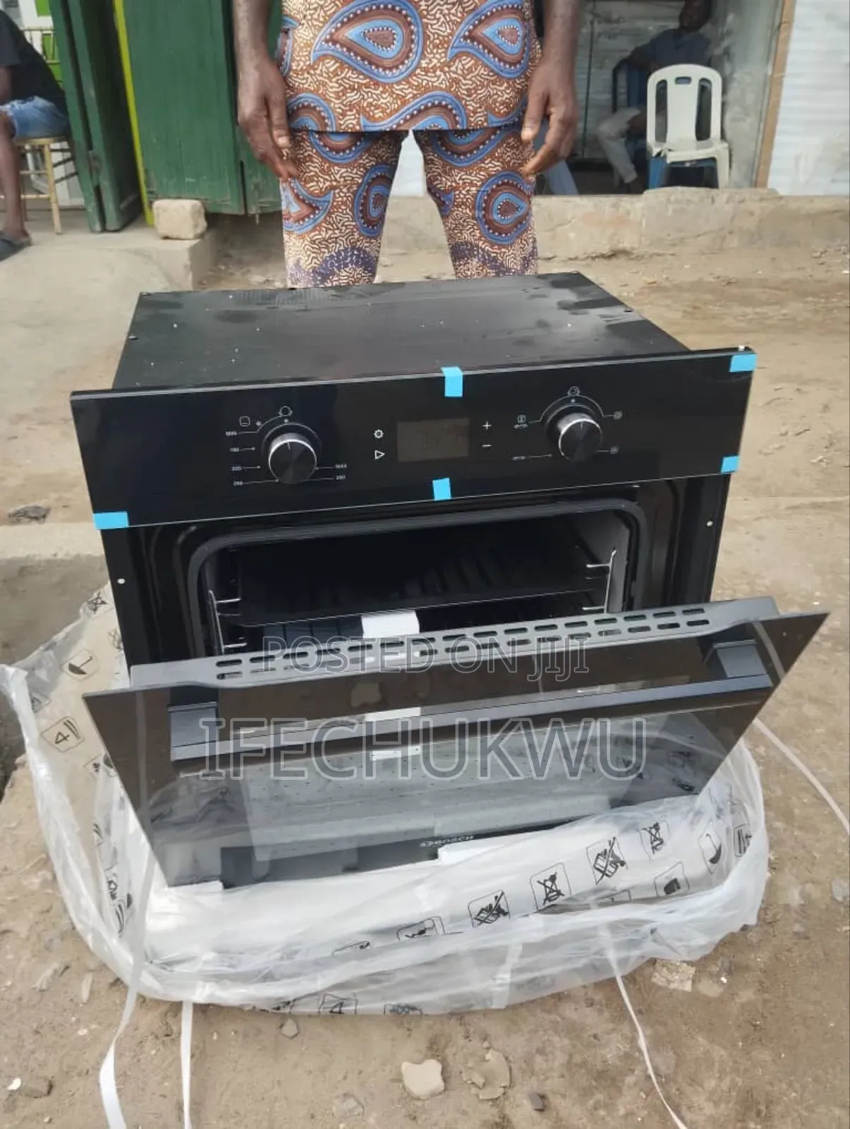 Original Bosch 60x60cm Inbuilt Digital Gas Electric Oven With Grill