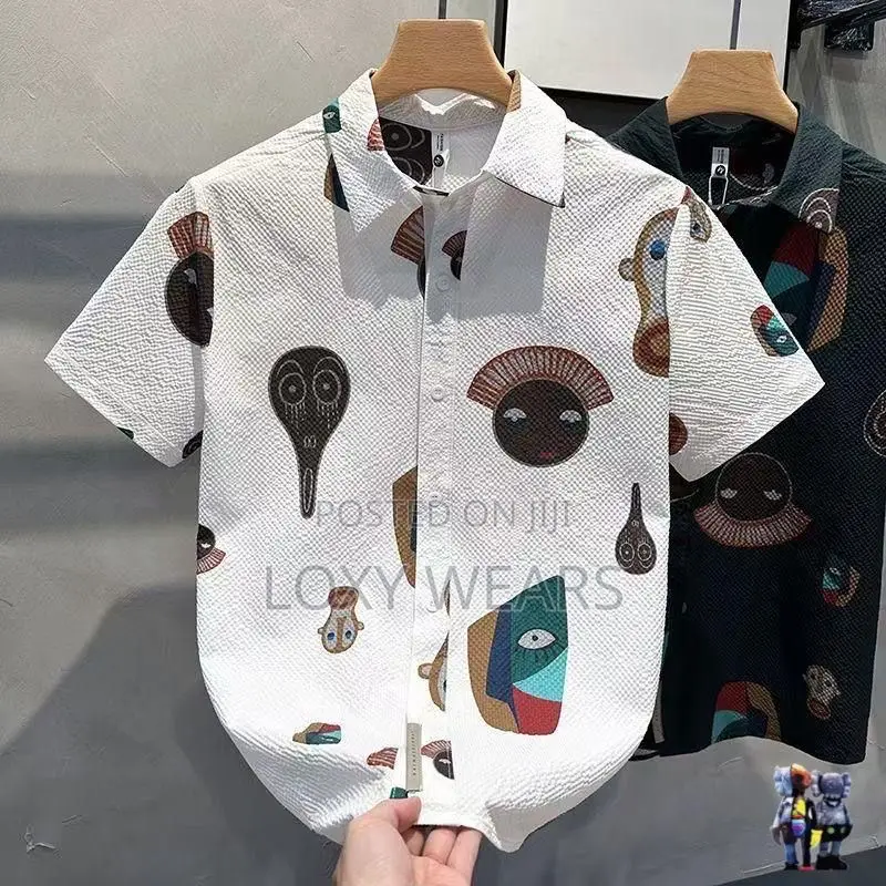 Trending High Quality Men Seersucker Shirts