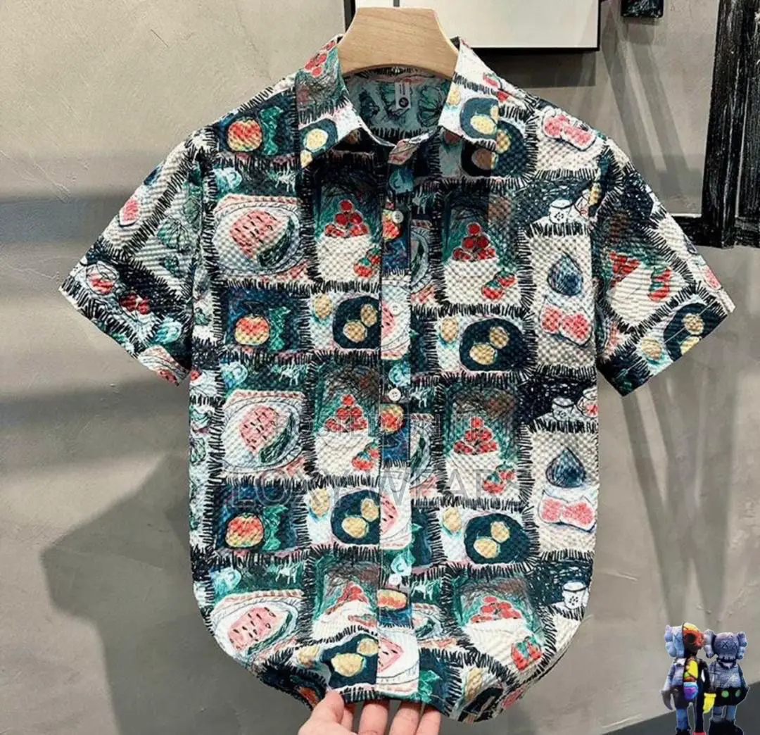 Trending High Quality Men Seersucker Shirts