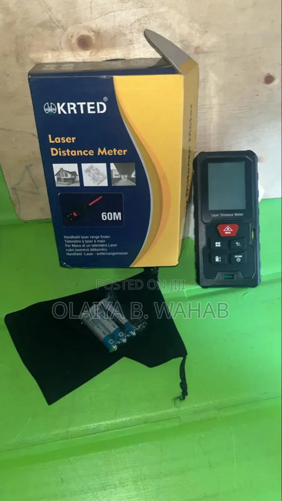 Krted Laser Distance Meter 60m – High Precision Measuring Tool