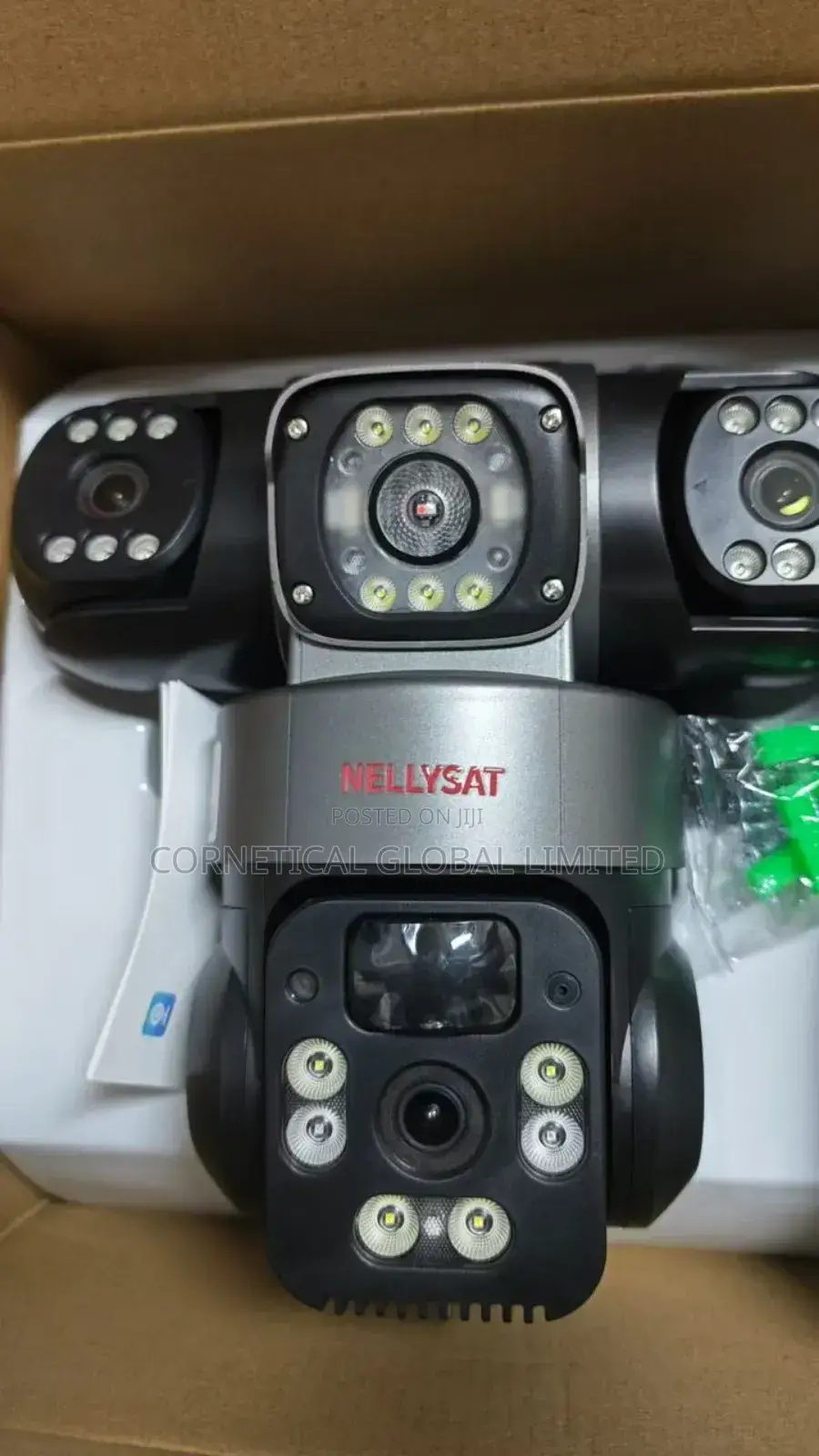 Ai Solar PTZ CCTV Camera With Complete Triple Lens and Screens Views