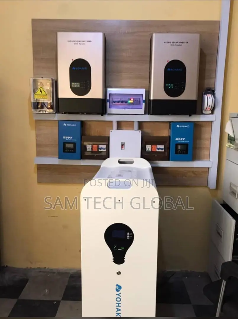 Installation 2 Units 4.2kv Inverter With 20kw Lithium Batteries