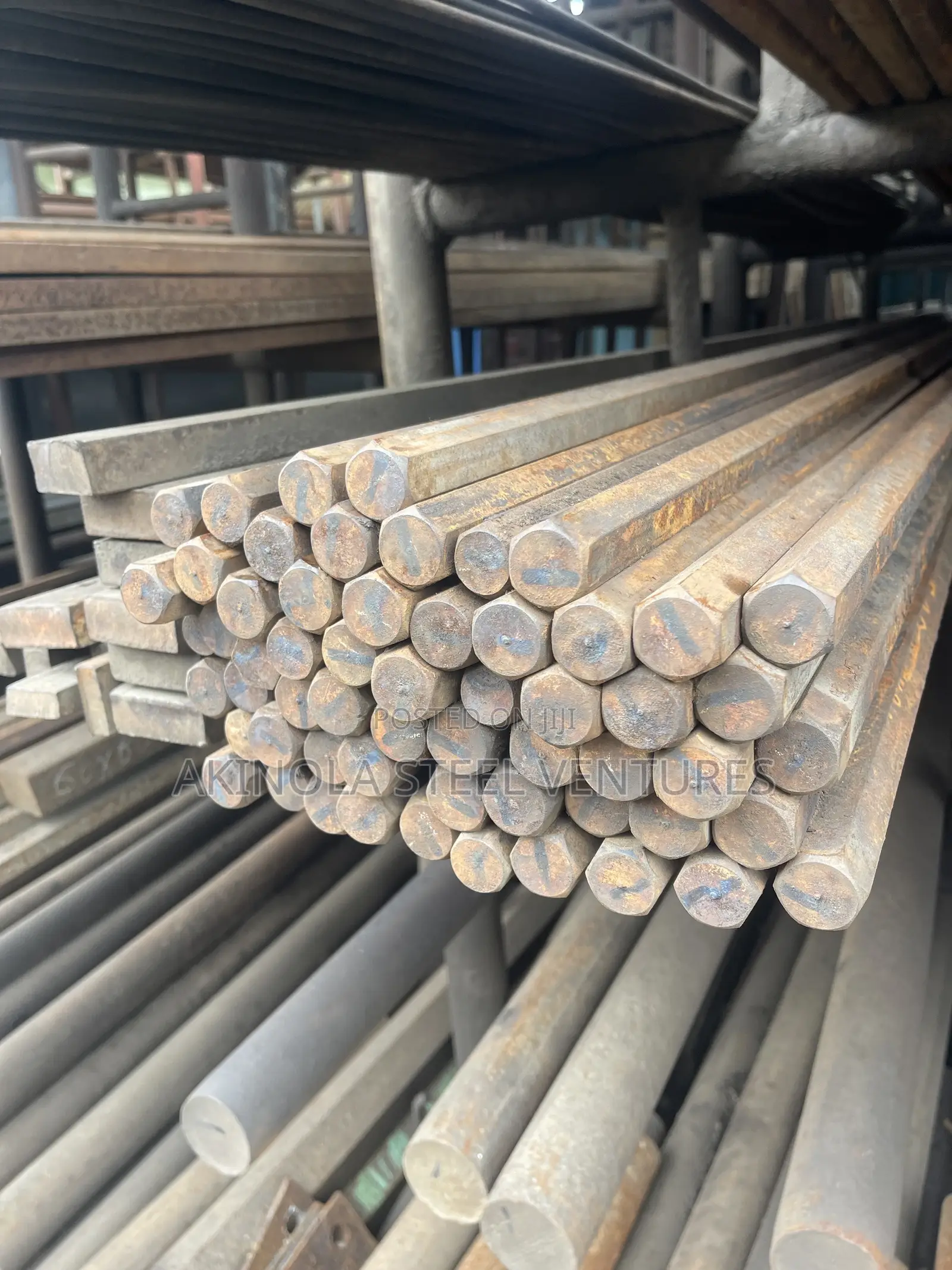 24mm Hexagon Mild Steel Bar