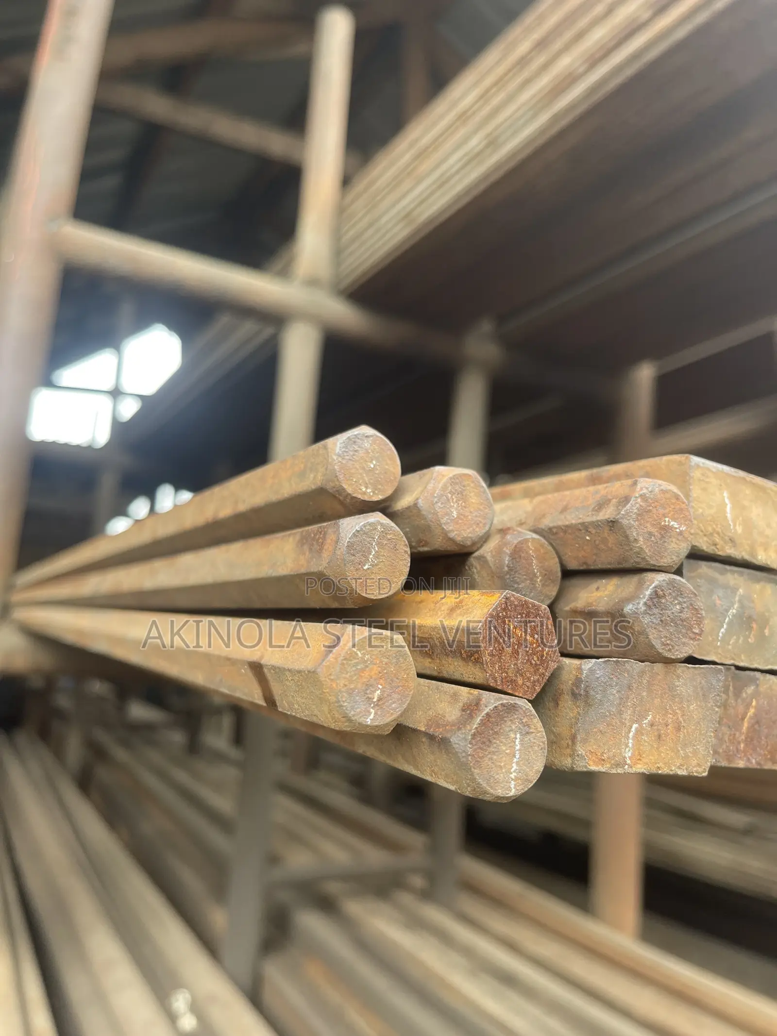17mm Hexagon Mild Steel Rod Ms
