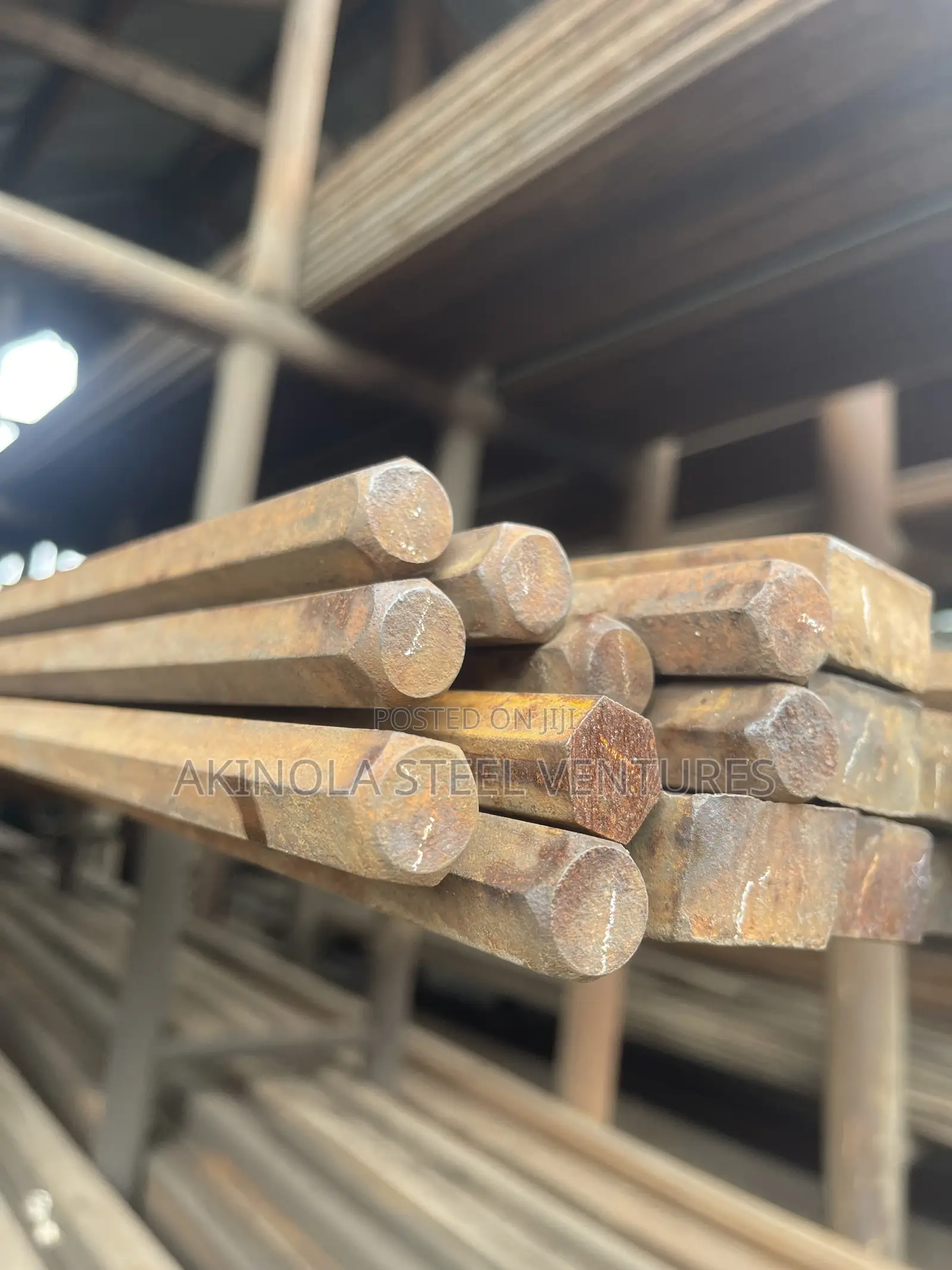 17mm Hexagon Mild Steel Rod Ms