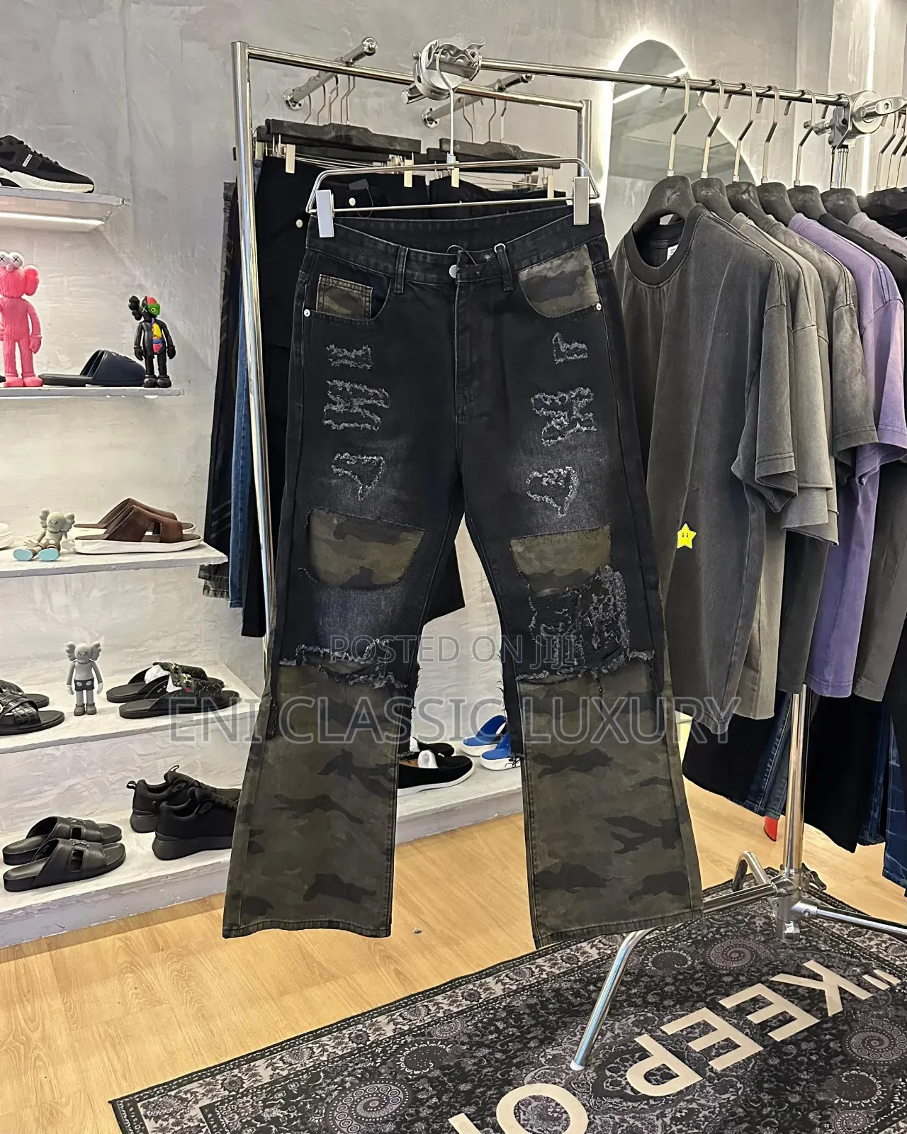 Premium Quality Luxury Cargo Jeans Well Branded