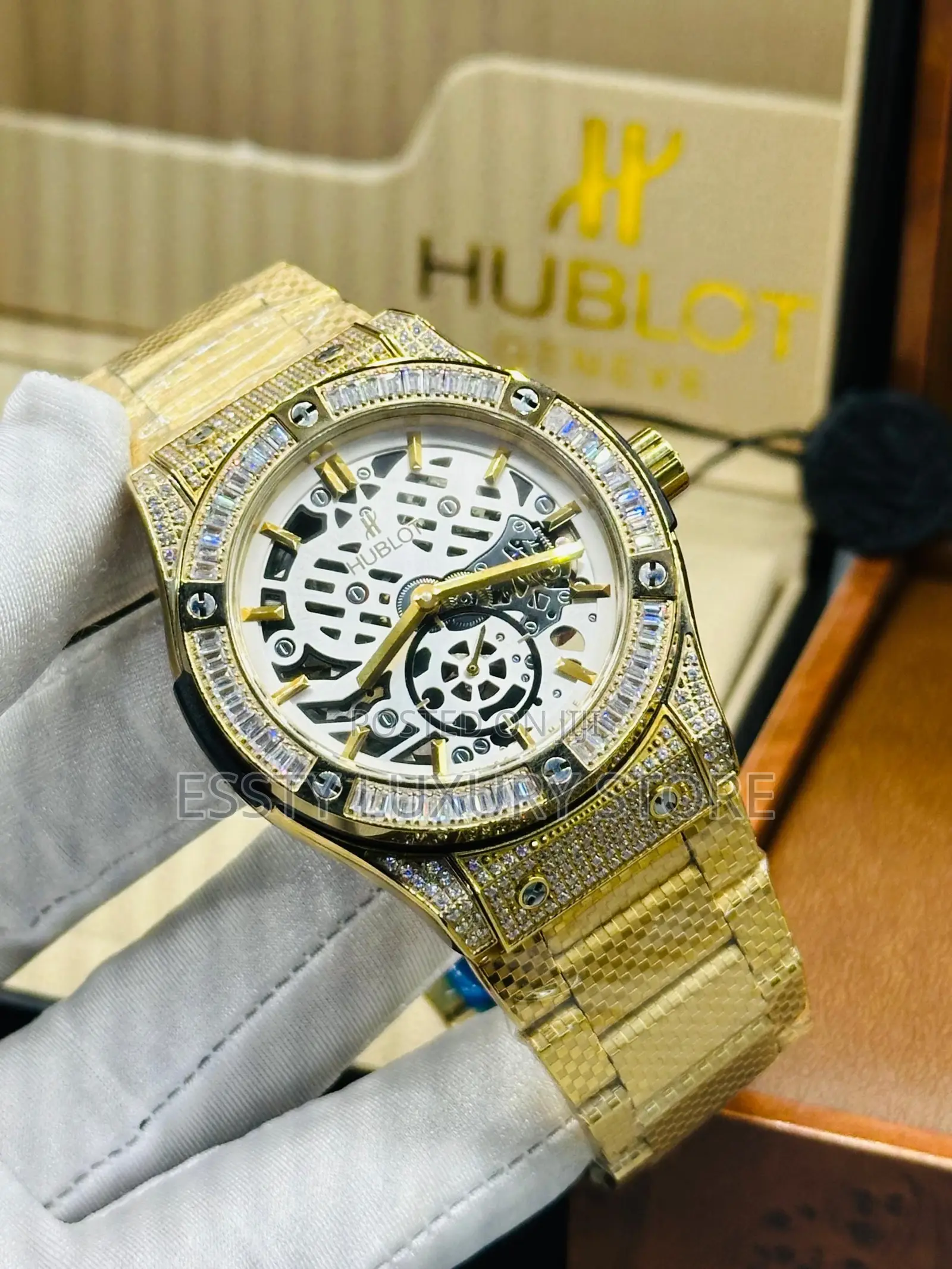 Automatic Luxury Hublot Chain Wristwatch