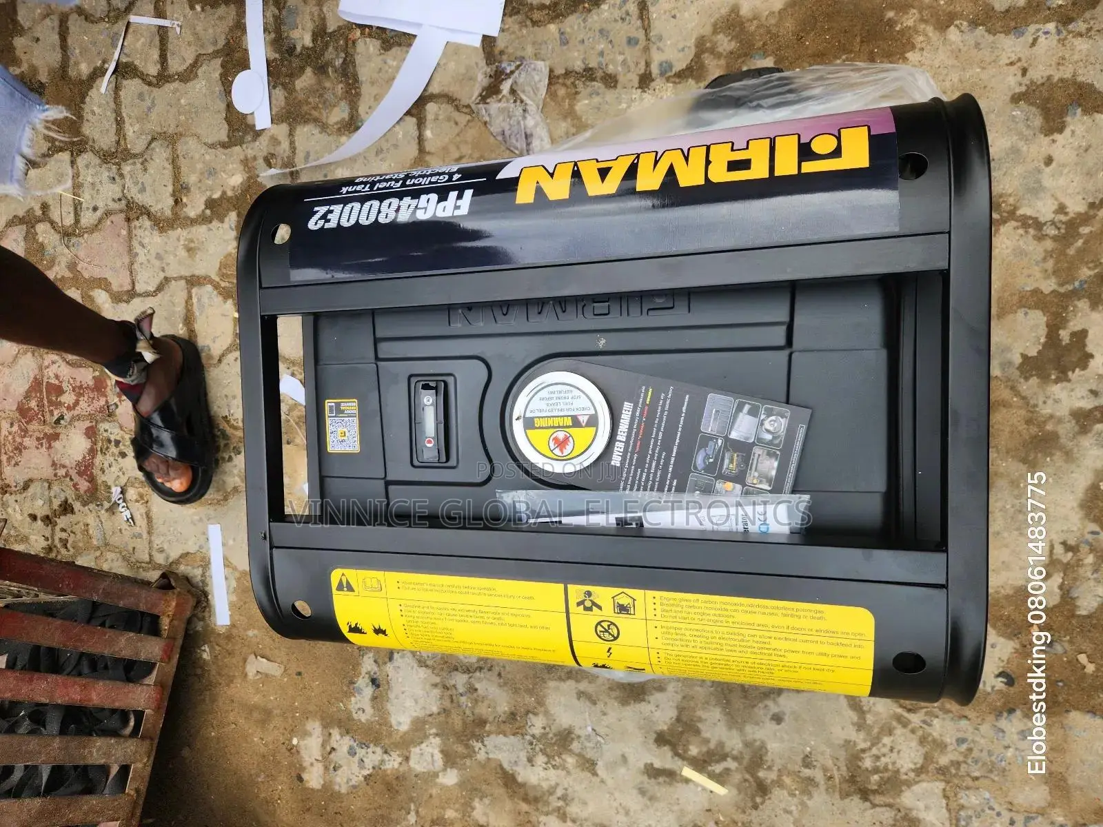 3.5kva Firman Generator 100% Copper Coil Key Start Fpg4800e2