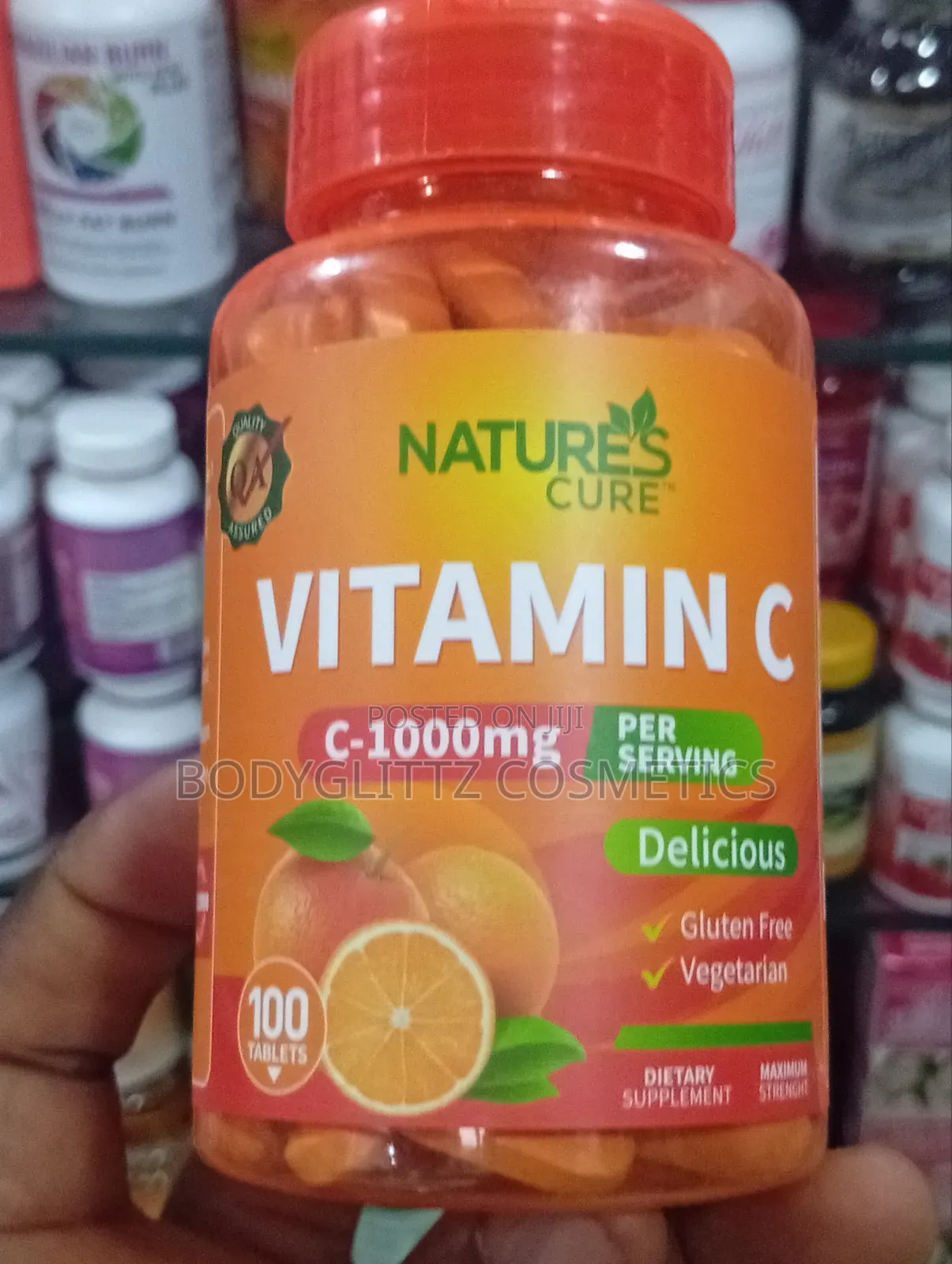 Nature's Cure Vitamin C: C-1000mg × 100 Tablets