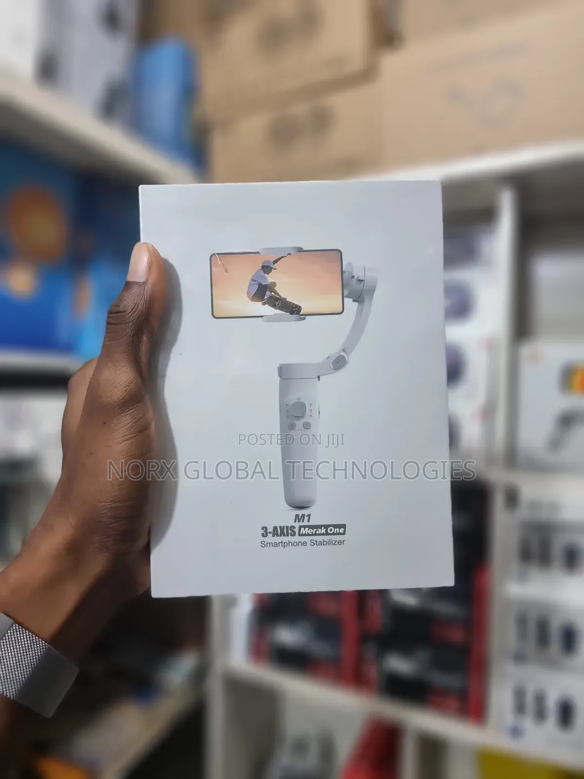M1three-Axis Wireless Multifunction Foldable Handheld Phone Gimbal