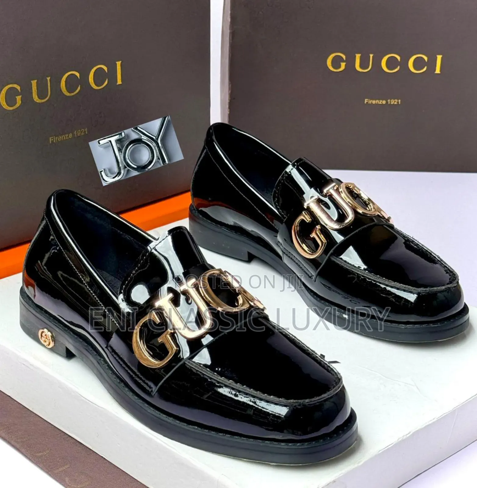 Gucci Luxury Designer Loafers Shoes Well Branded Package