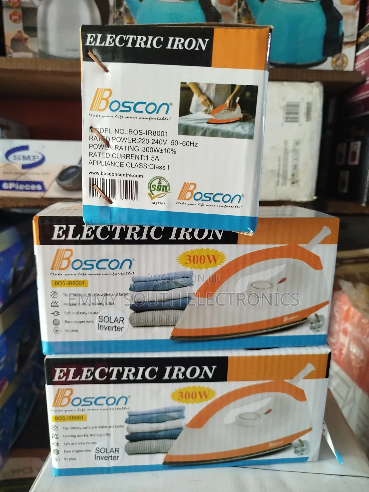 Boscon Inverter Dry Iron 300 Watts