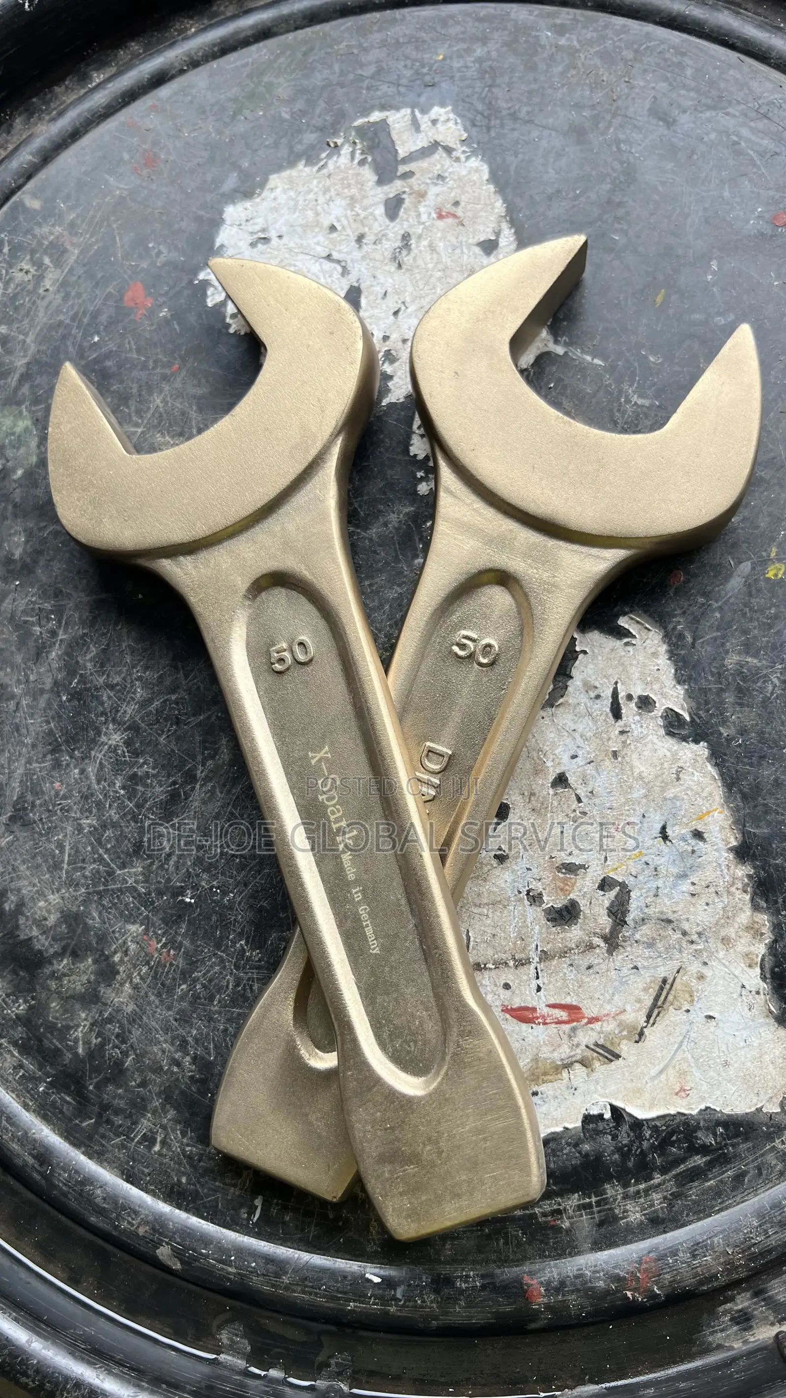 Spark Resistant Slogging Striking Open Wrench 50mm Spanner Non Spark