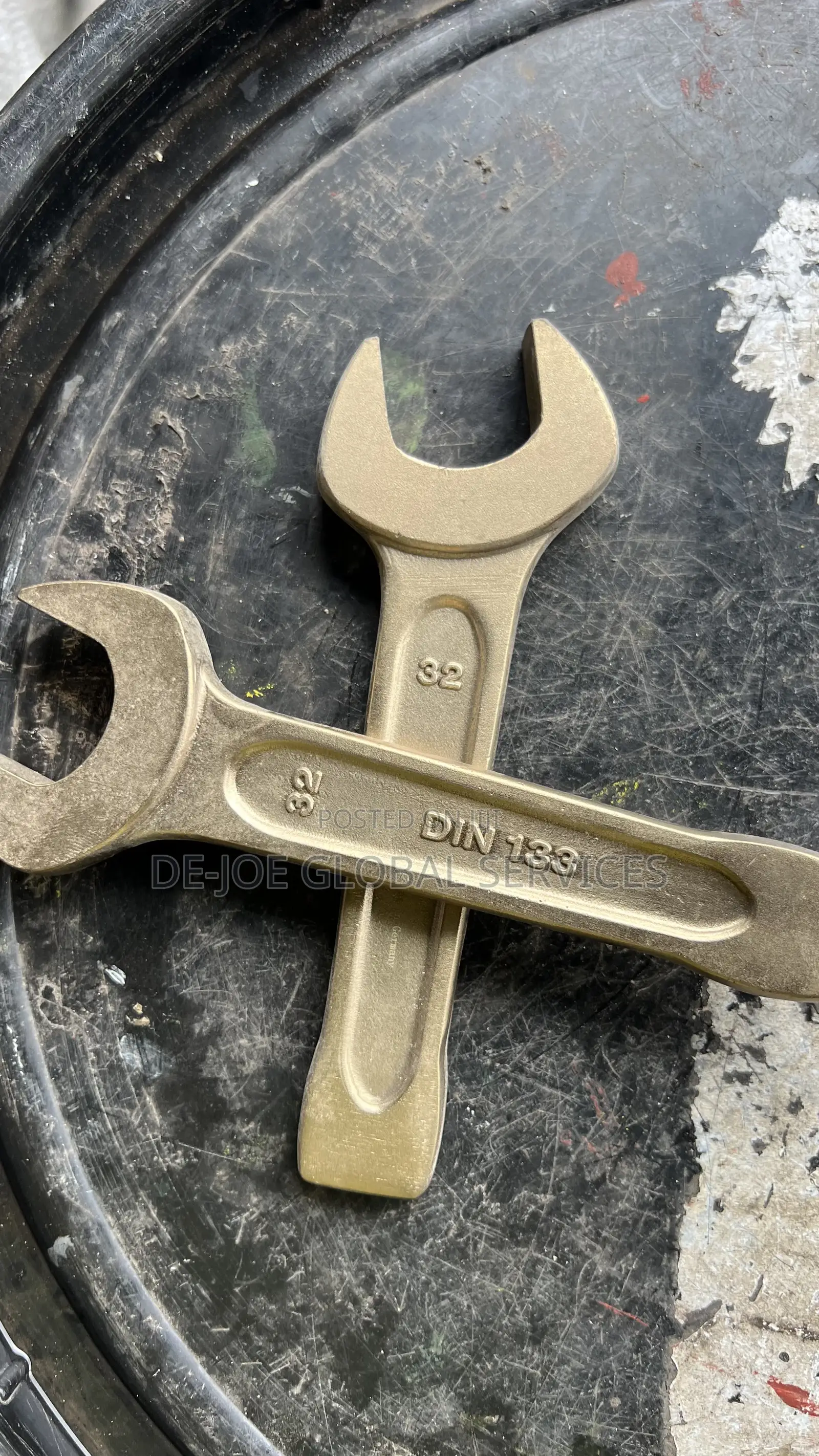 Non-Sparking Slogging, Hammer Wrench, Striking Wrench Spanner 32mm