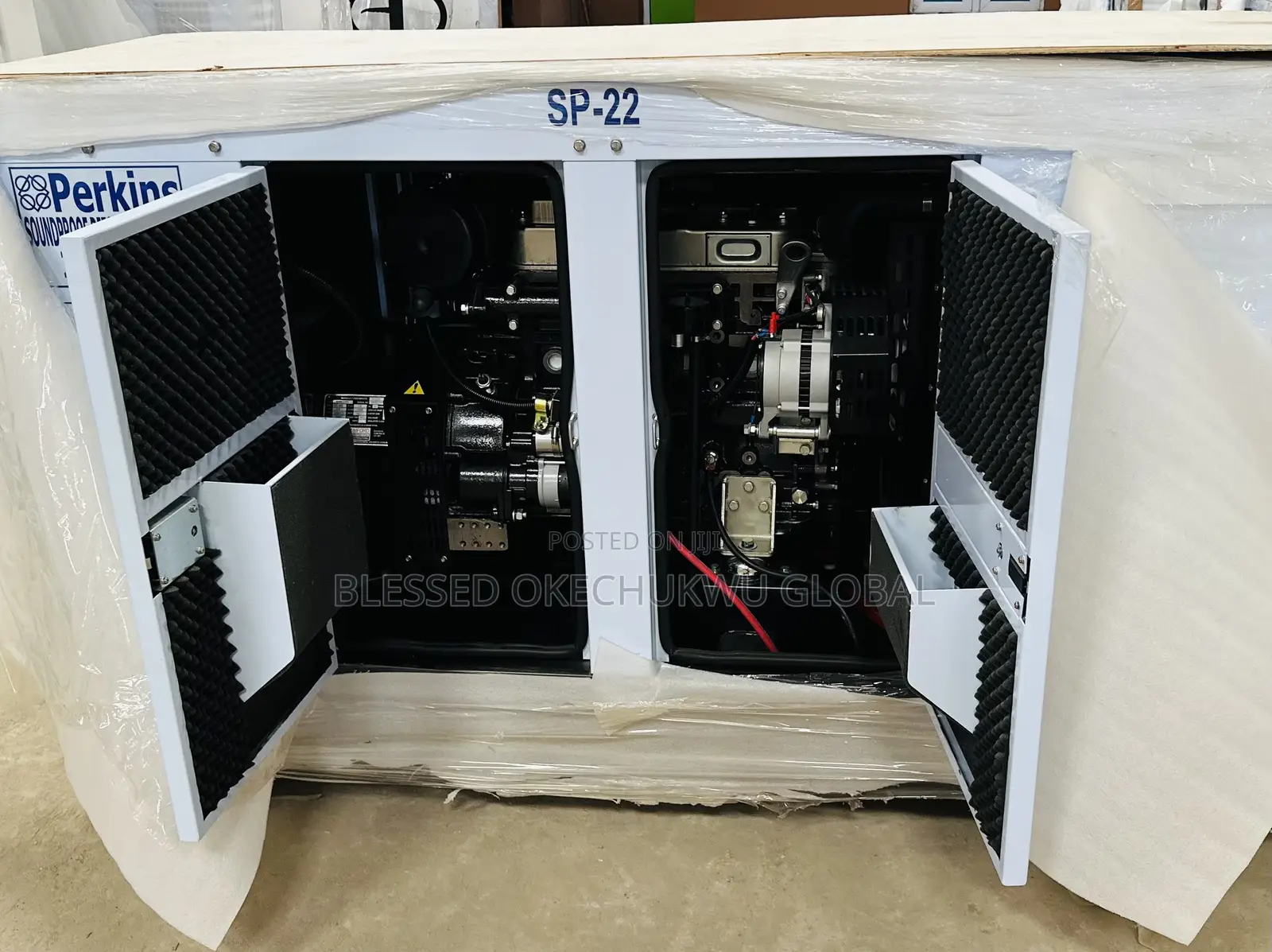 22kva Perkins Soundproof Generator Stamford