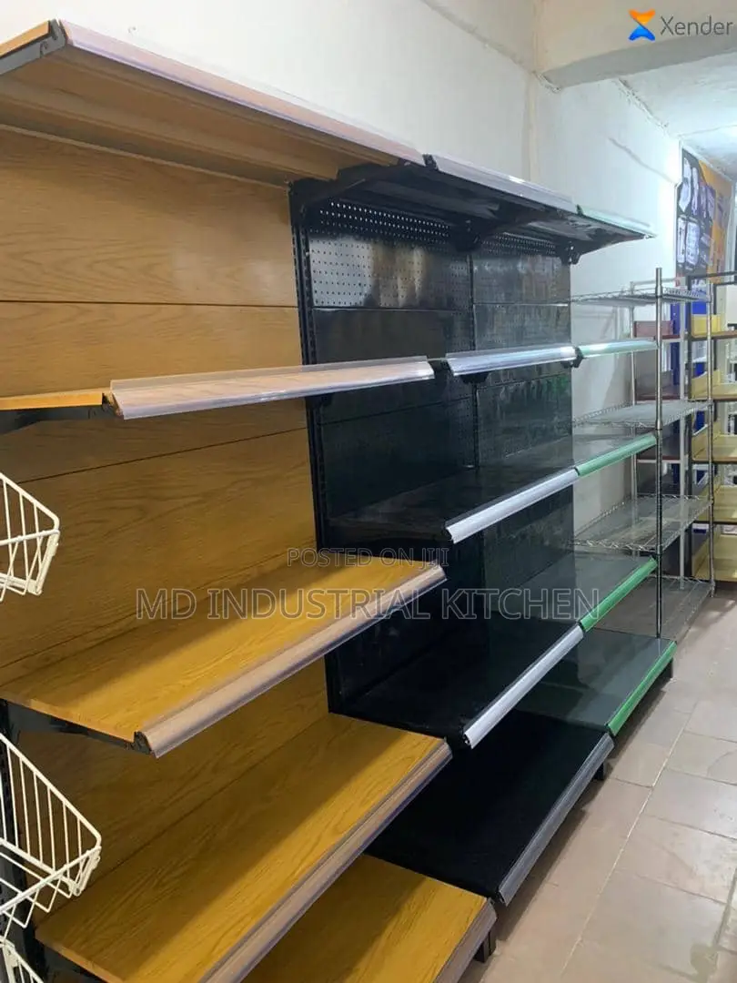 Supermarket Shelves Different Colors Available