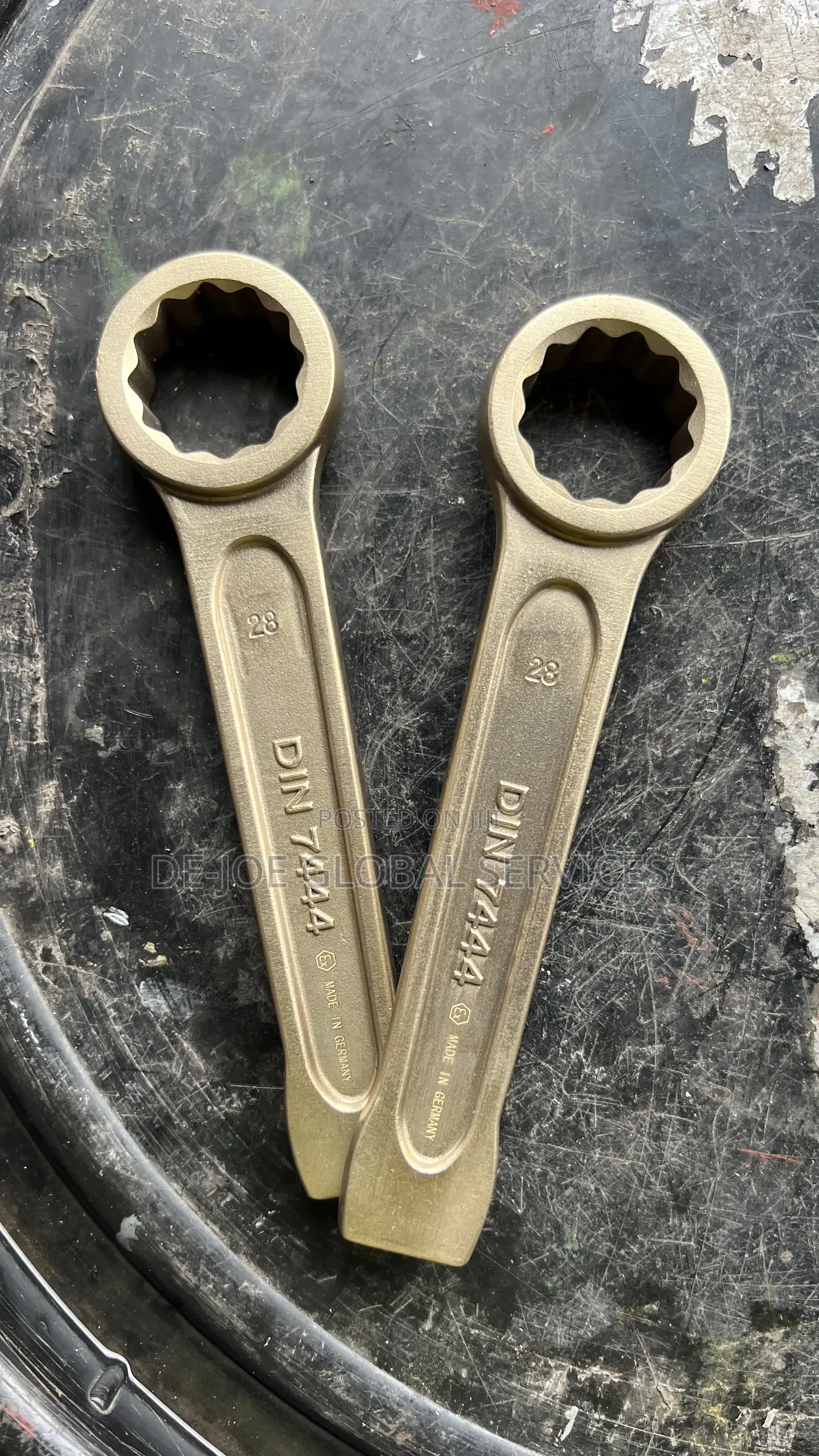 Non-Sparking Slogging Hammer Wrench Striking Spanner 28mm