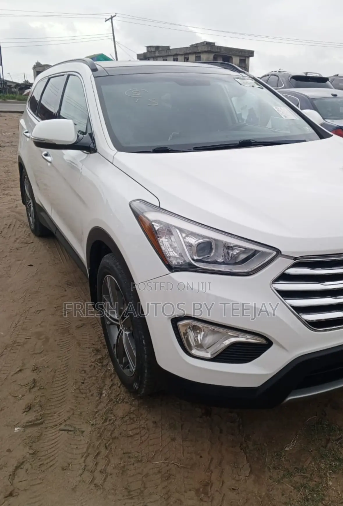 Hyundai Santa Fe Limited w/Saddle Interior 4dr SUV AWD (3.3L 6cyl 6A) White