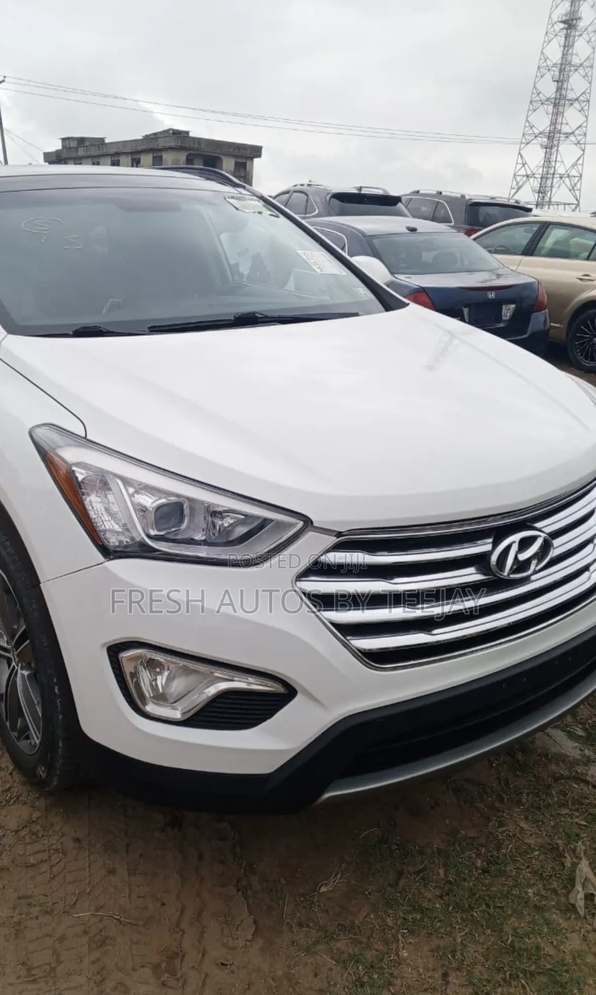 Hyundai Santa Fe Limited w/Saddle Interior 4dr SUV AWD (3.3L 6cyl 6A) White