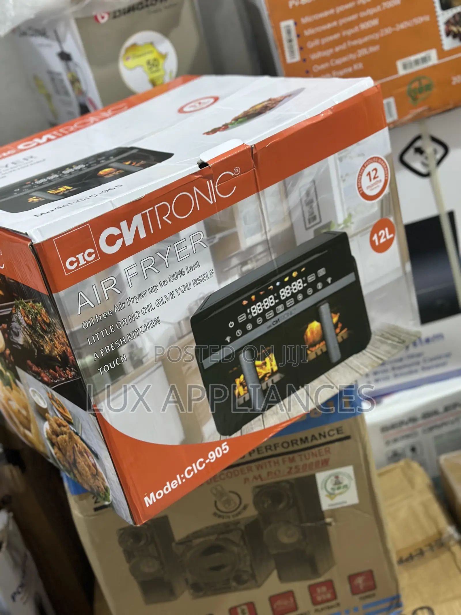 Cic Perfectly Cooked 12l Air Fryer With Double Handles