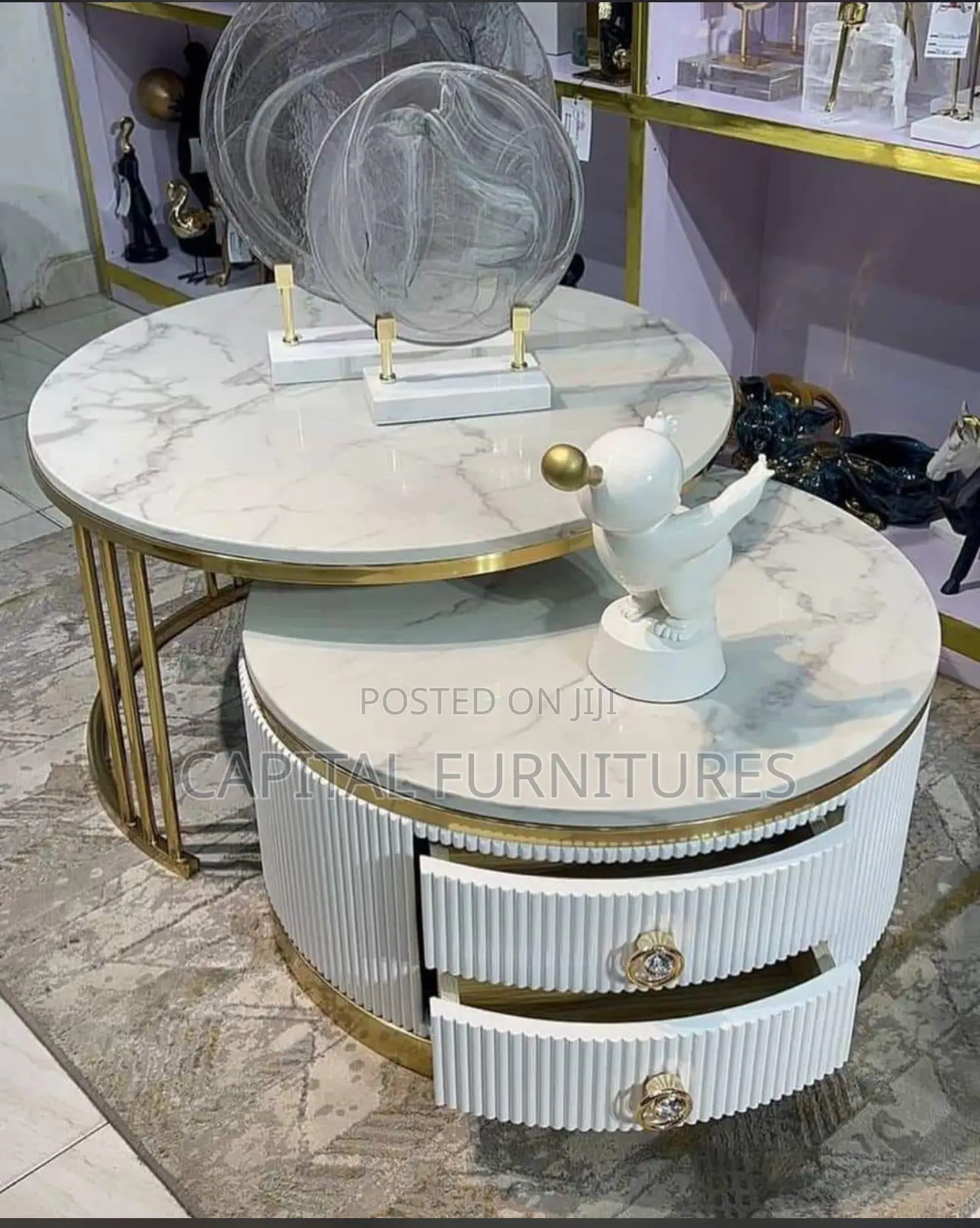 Imported Marble Center Table for Offices and Palour