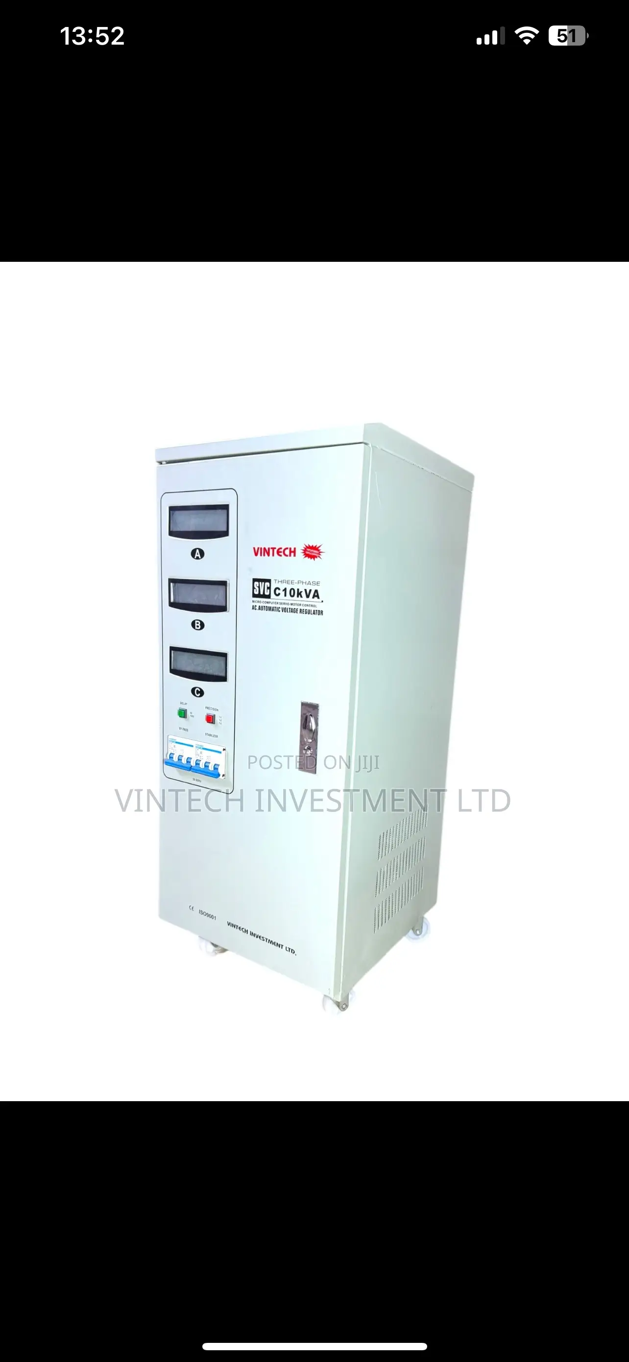 Vintech 10kva 3 Phase Industrial Voltage Regulator