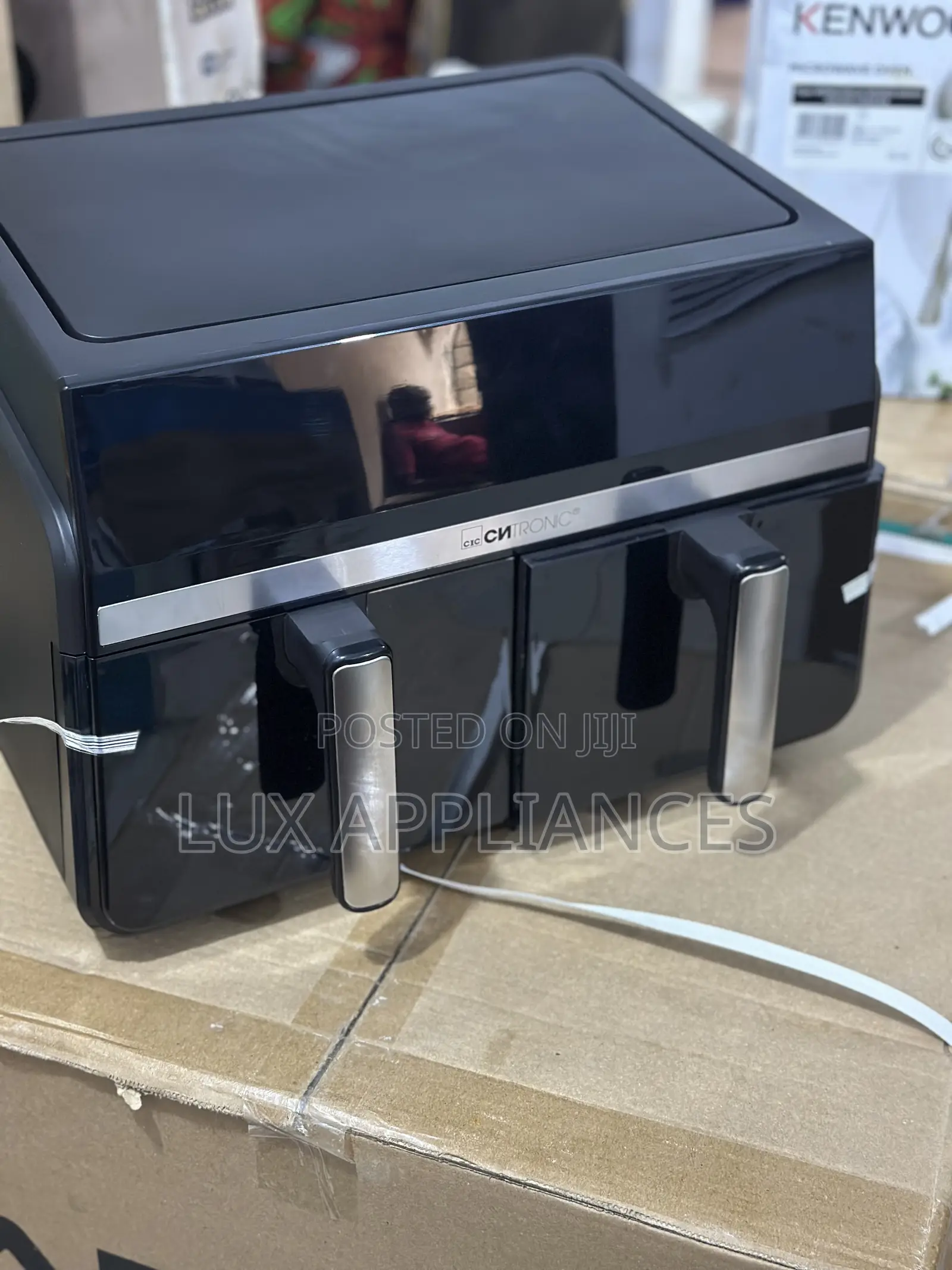 Cic Oil Free 12l Air Fryer With Double Handles