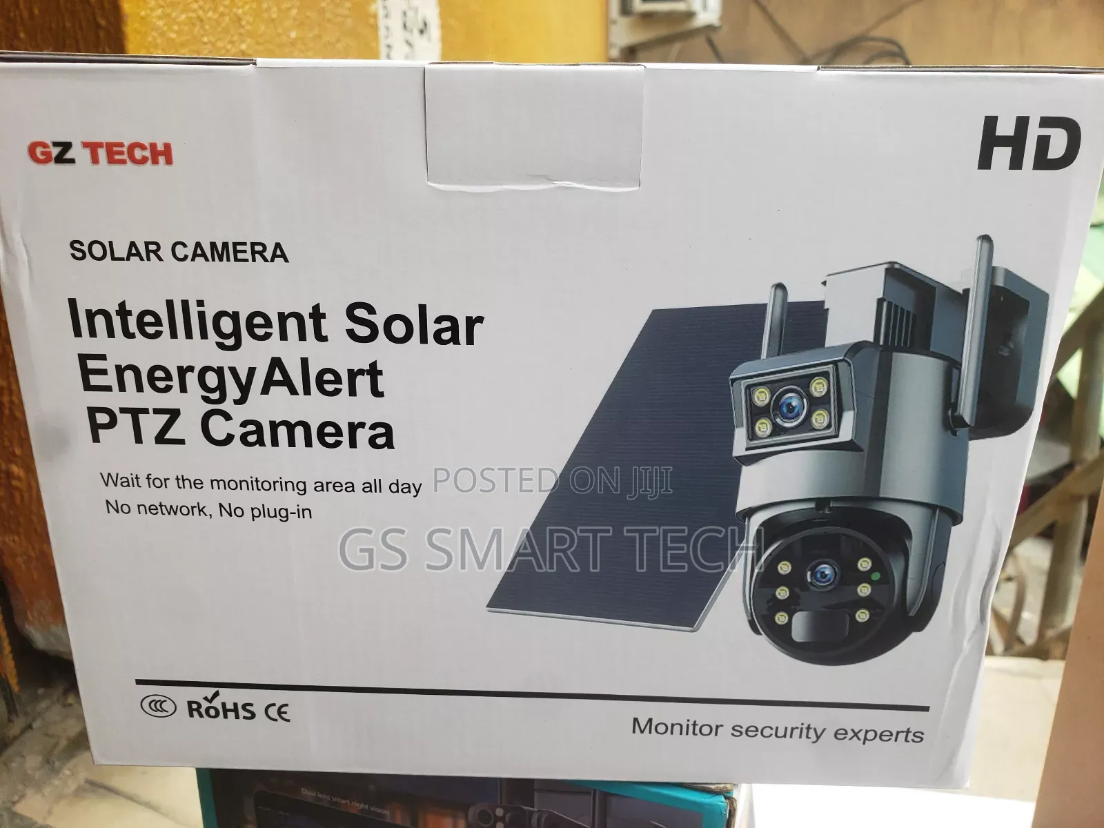 6 Mp 4g Outdoor Smart Hd Solar Powered Camera Tf