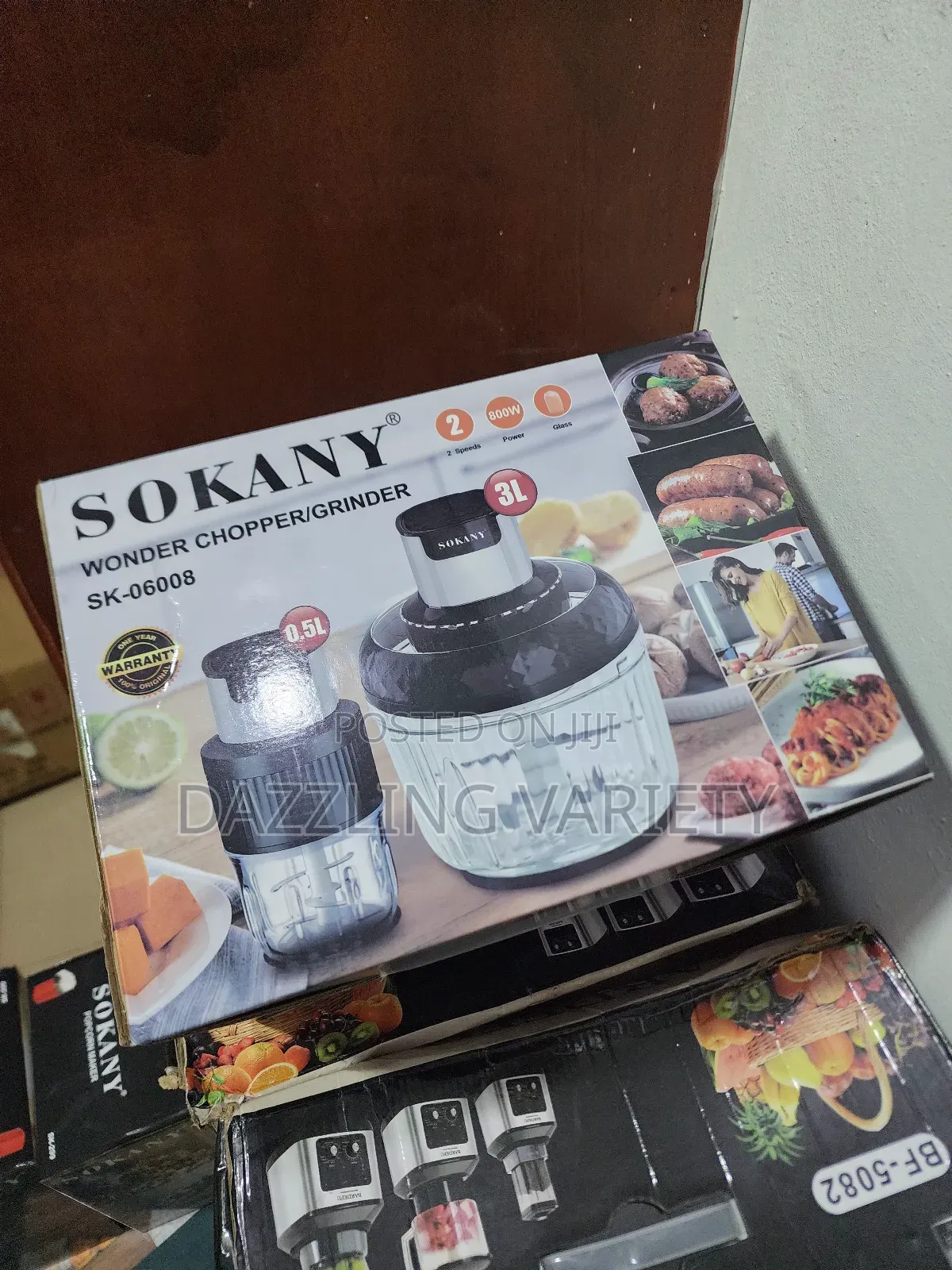 Sokany 2in1 Wonder Chopper/Grinder/Food Processor